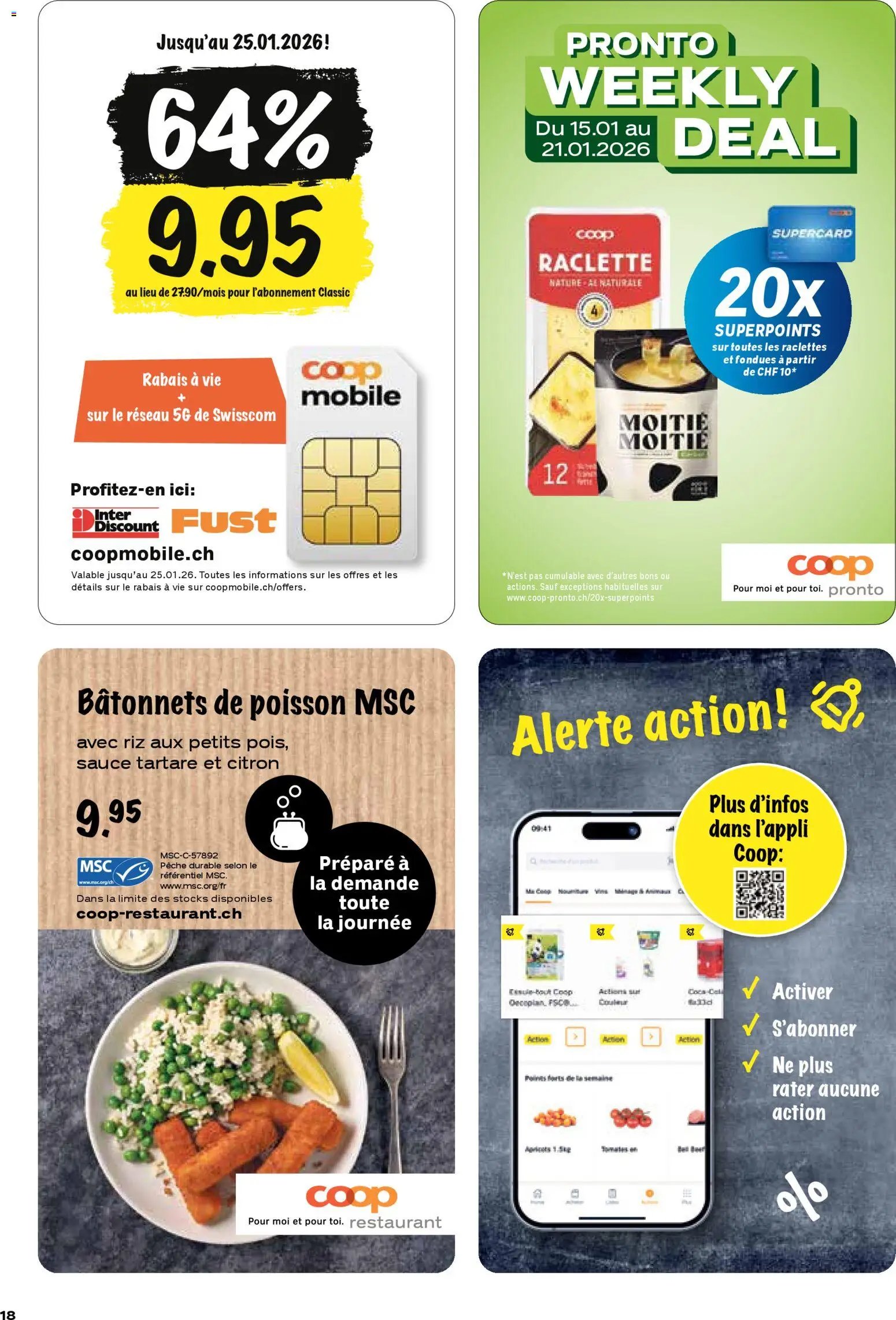 Coop - Les actions de la semaine (2026-01-15 - 2026-01-21) | 18