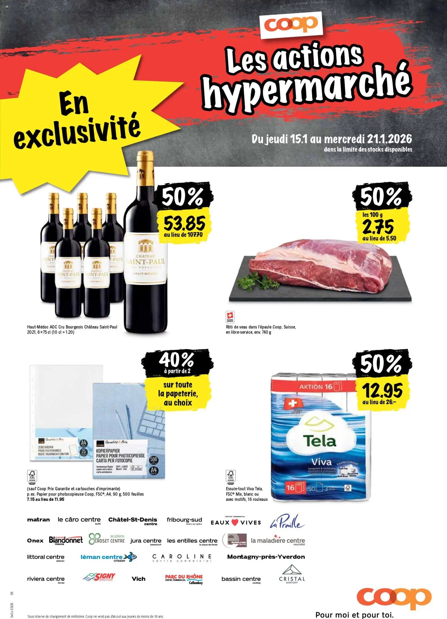 Coop - Les actions de la semaine (2026-01-15 - 2026-01-21) | 21
