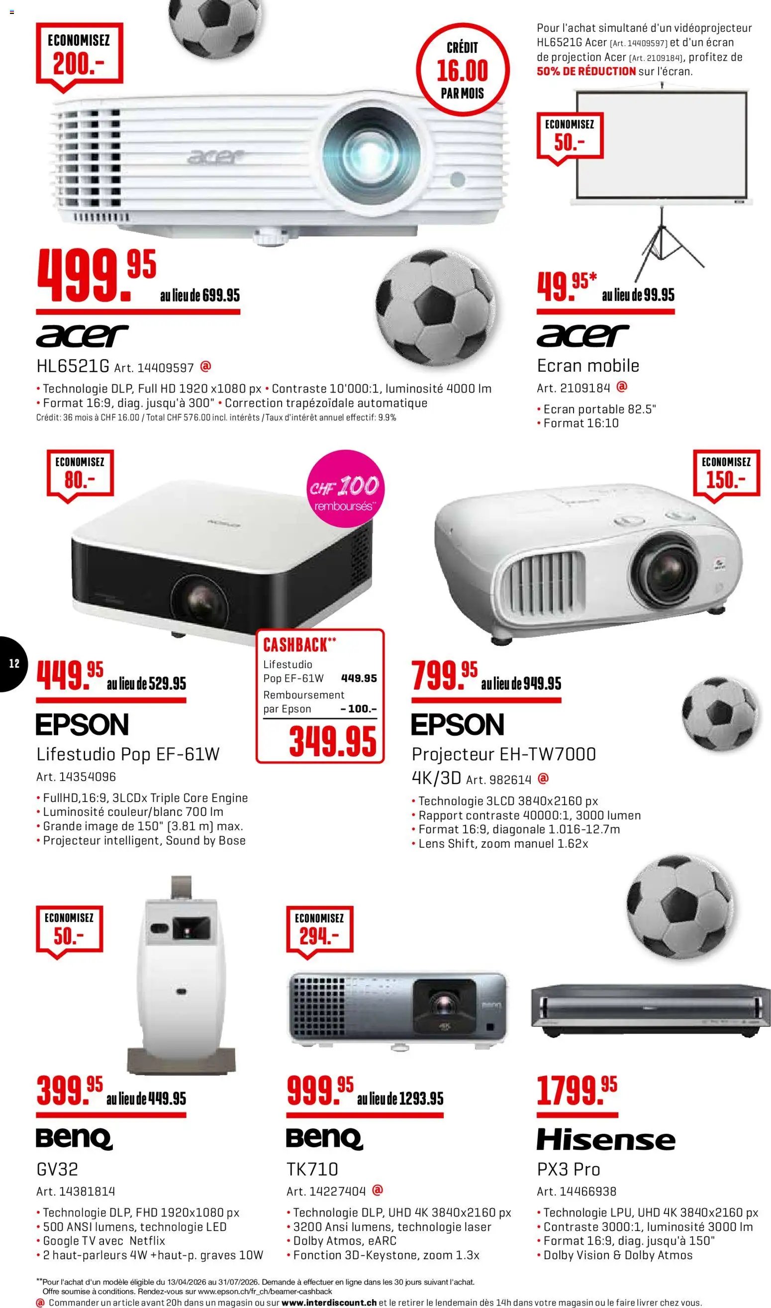 Interdiscount aktionen FR