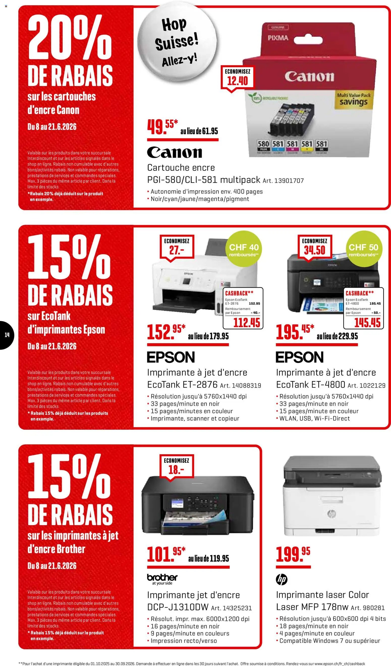 Interdiscount aktionen FR