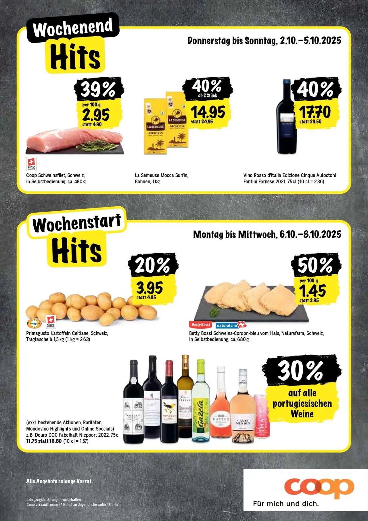 Coop Aktionen (2025-10-02 - 2025-10-08)