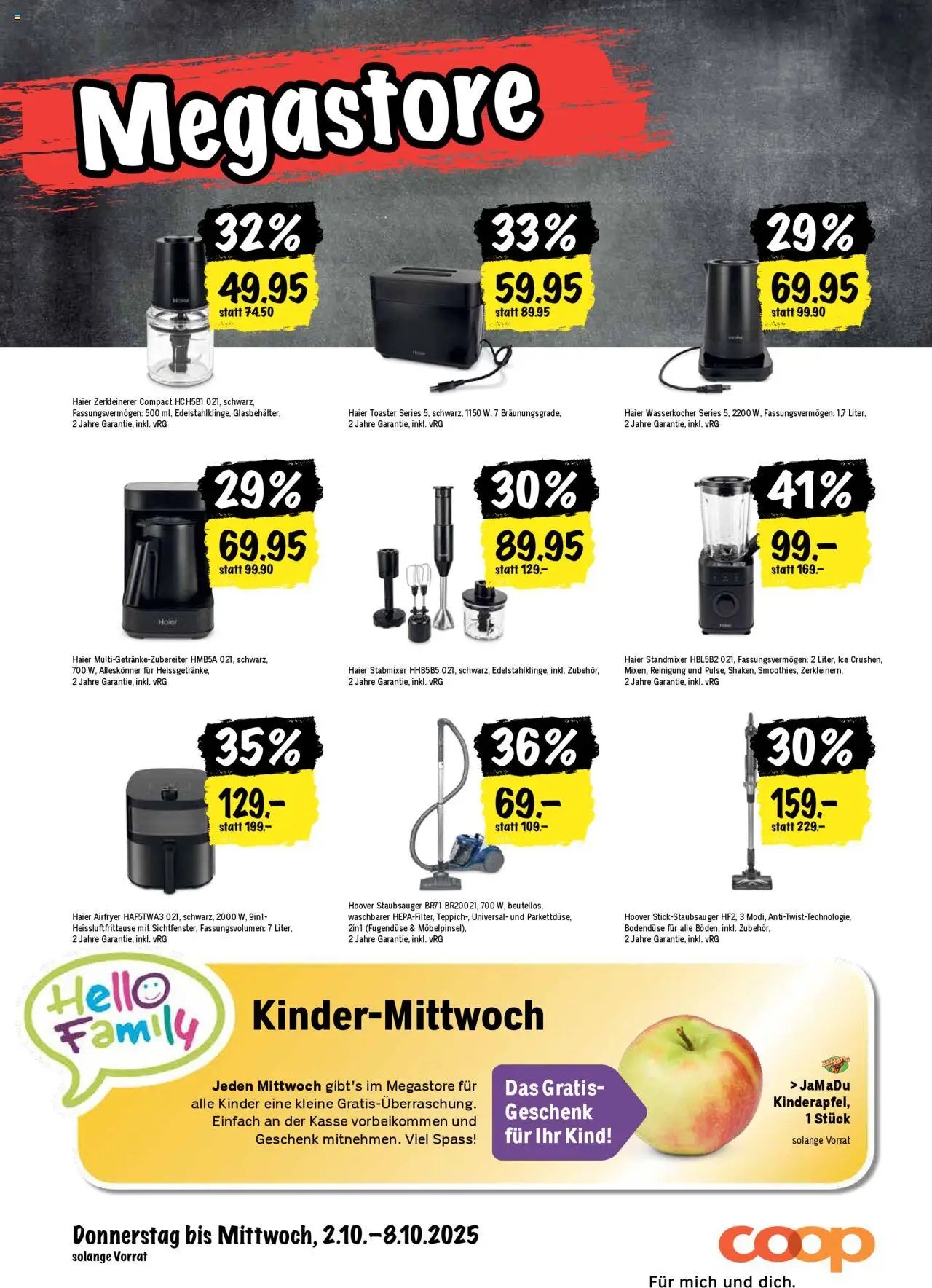 Coop Aktionen (2025-10-02 - 2025-10-08)
