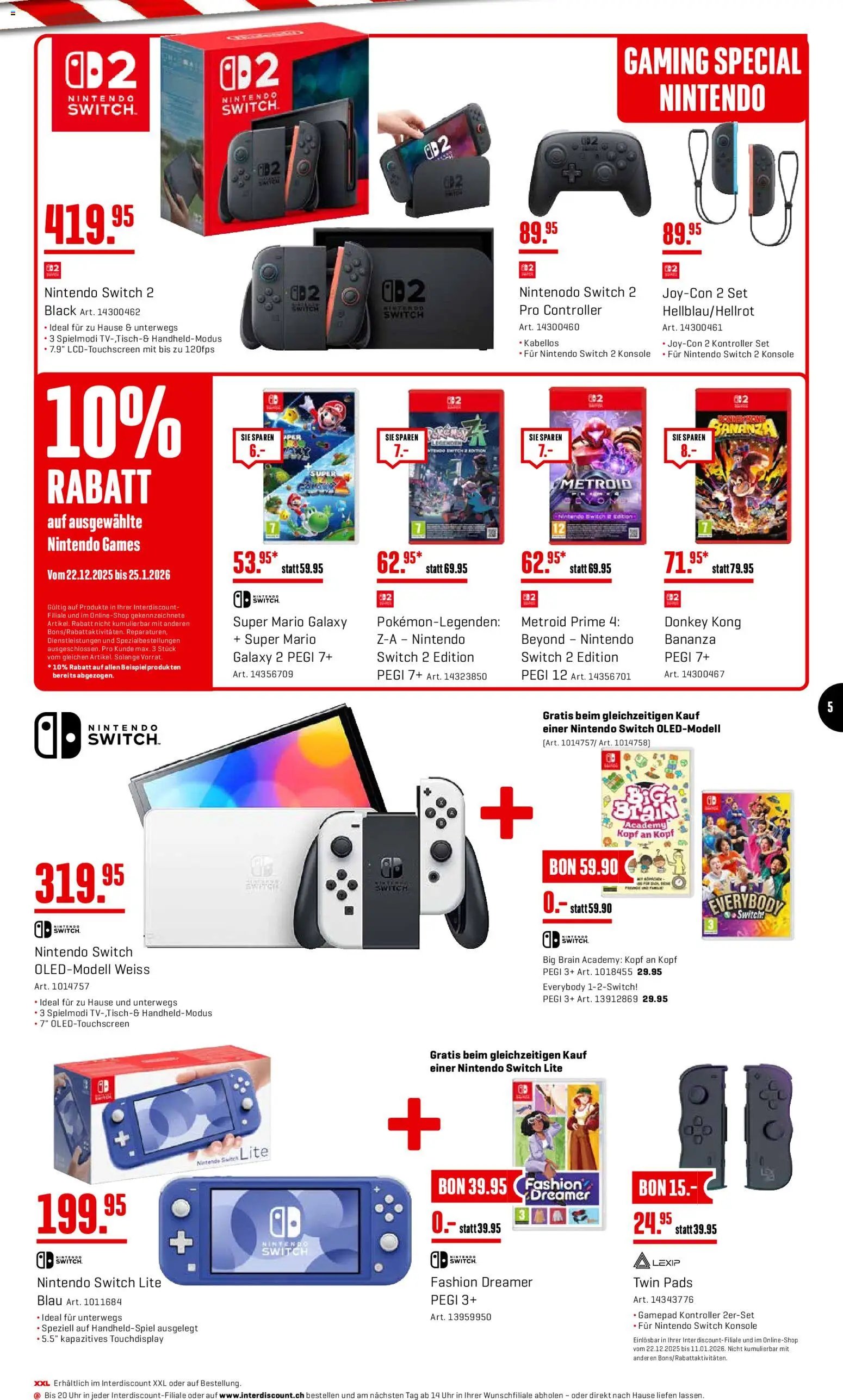 Interdiscount Aktionen Sale (2025-12-22 - 2026-01-11)