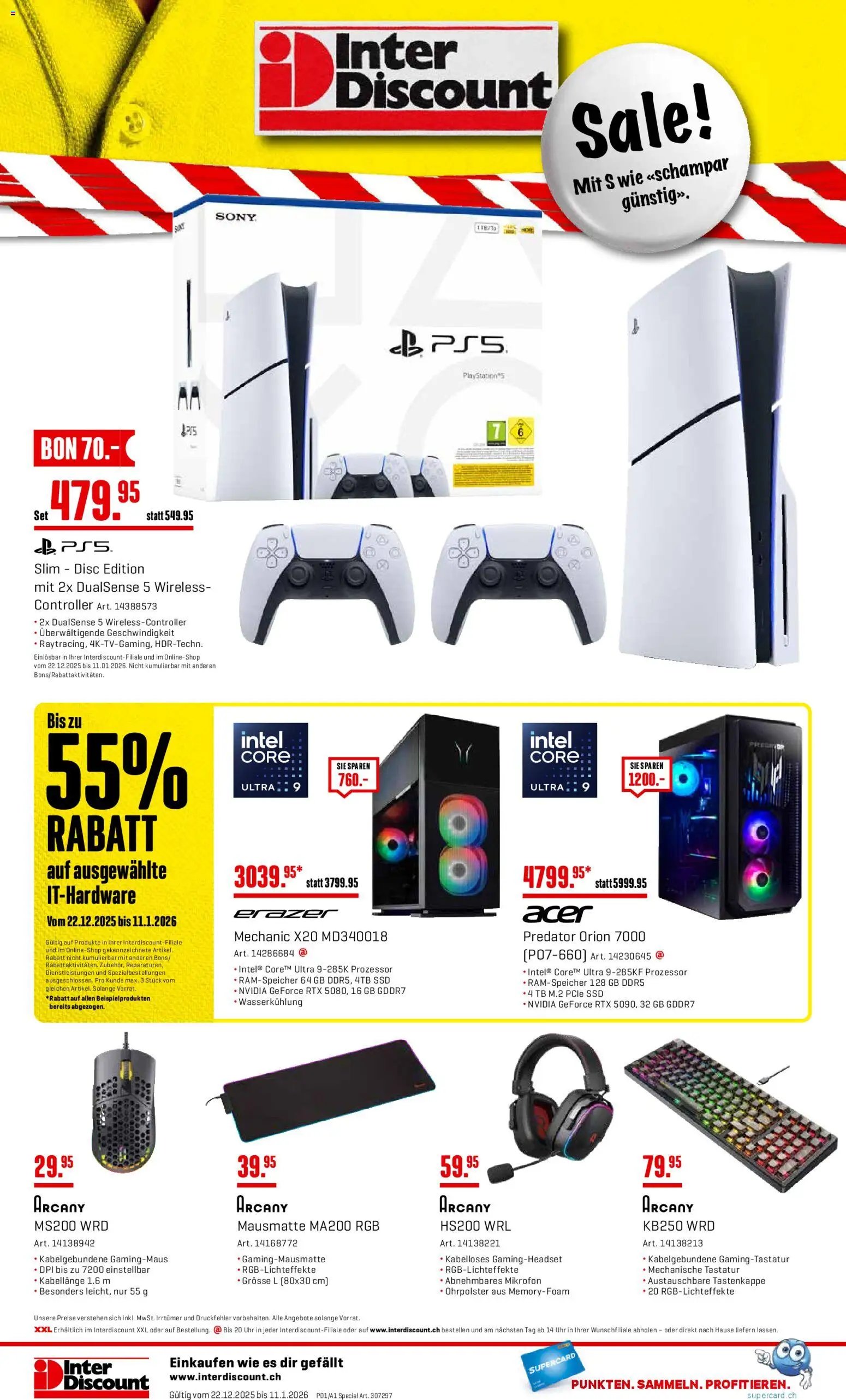 Interdiscount Aktionen Sale (2025-12-22 - 2026-01-11)