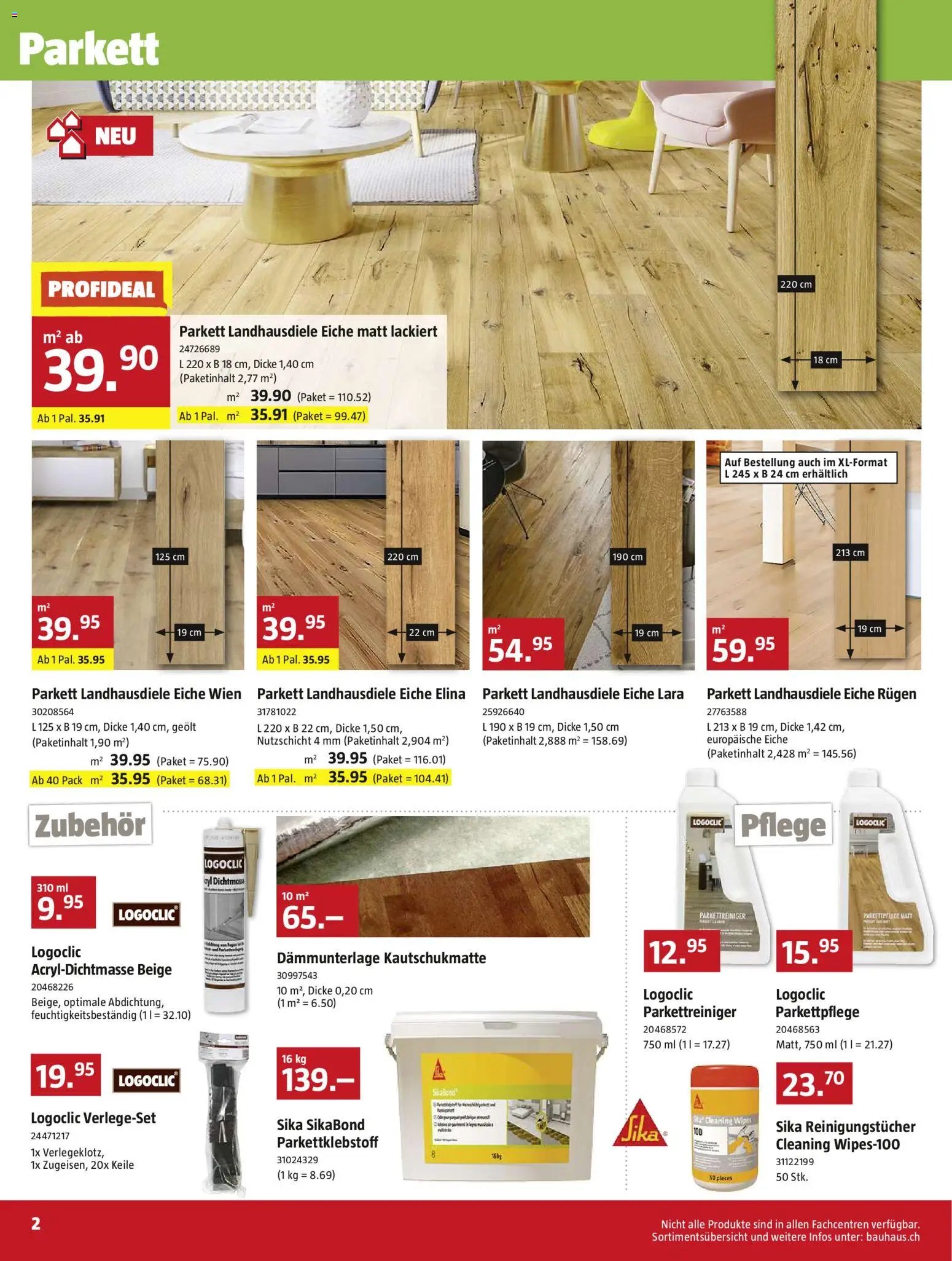 Bauhaus Aktionen (2026-01-26 - 2026-02-22) | 2