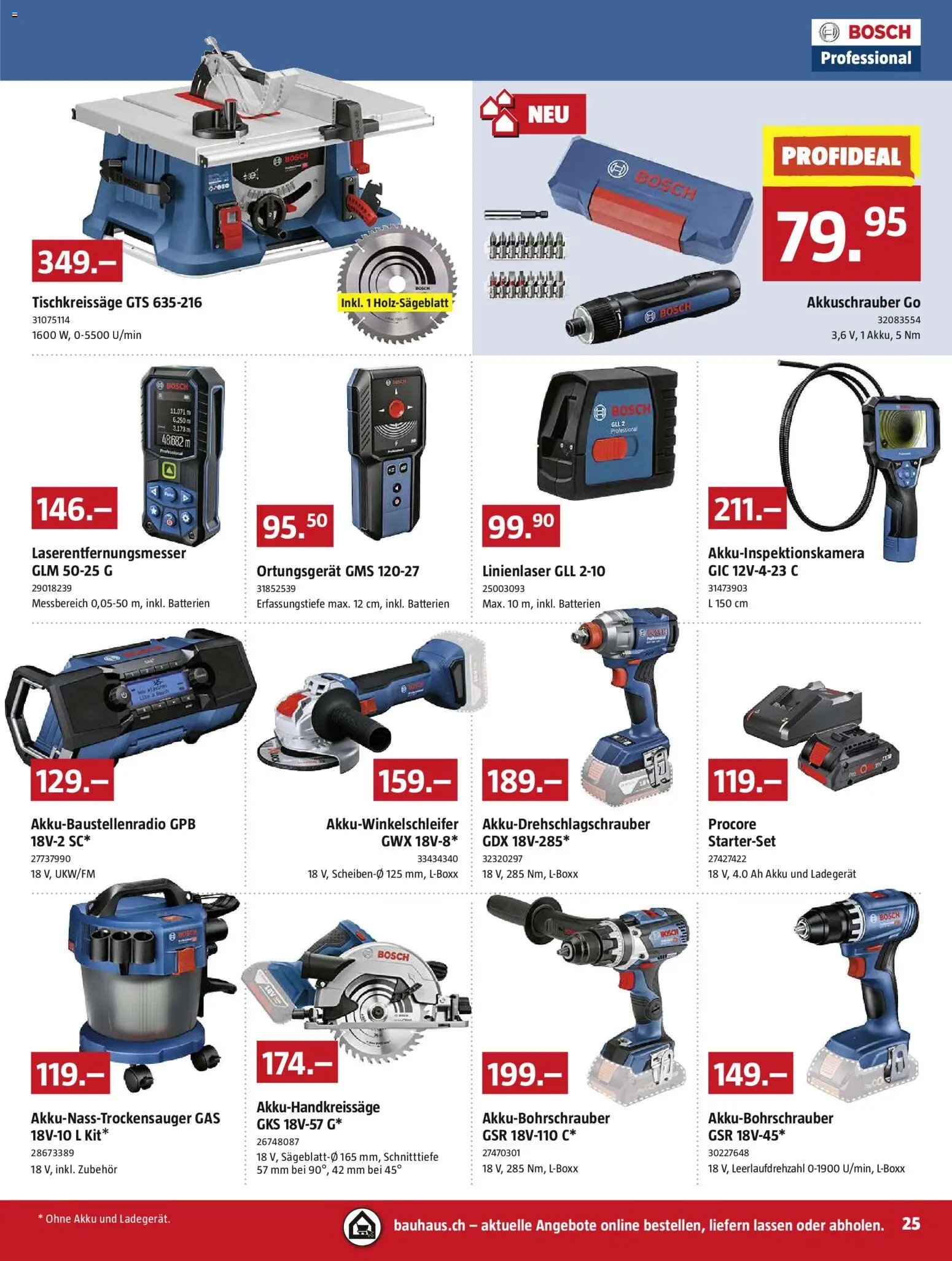 Bauhaus Aktionen (2026-01-26 - 2026-02-22) | 25