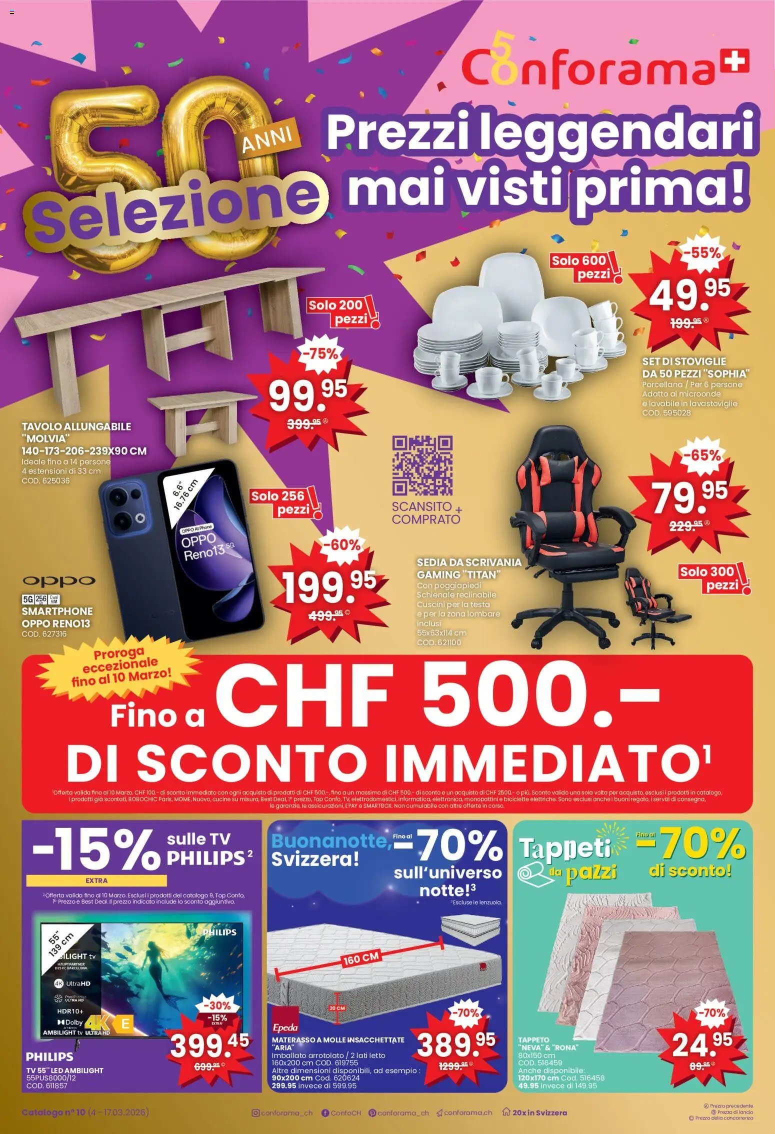 Conforama aktionen Selezione (2026-03-04 - 2026-03-17)