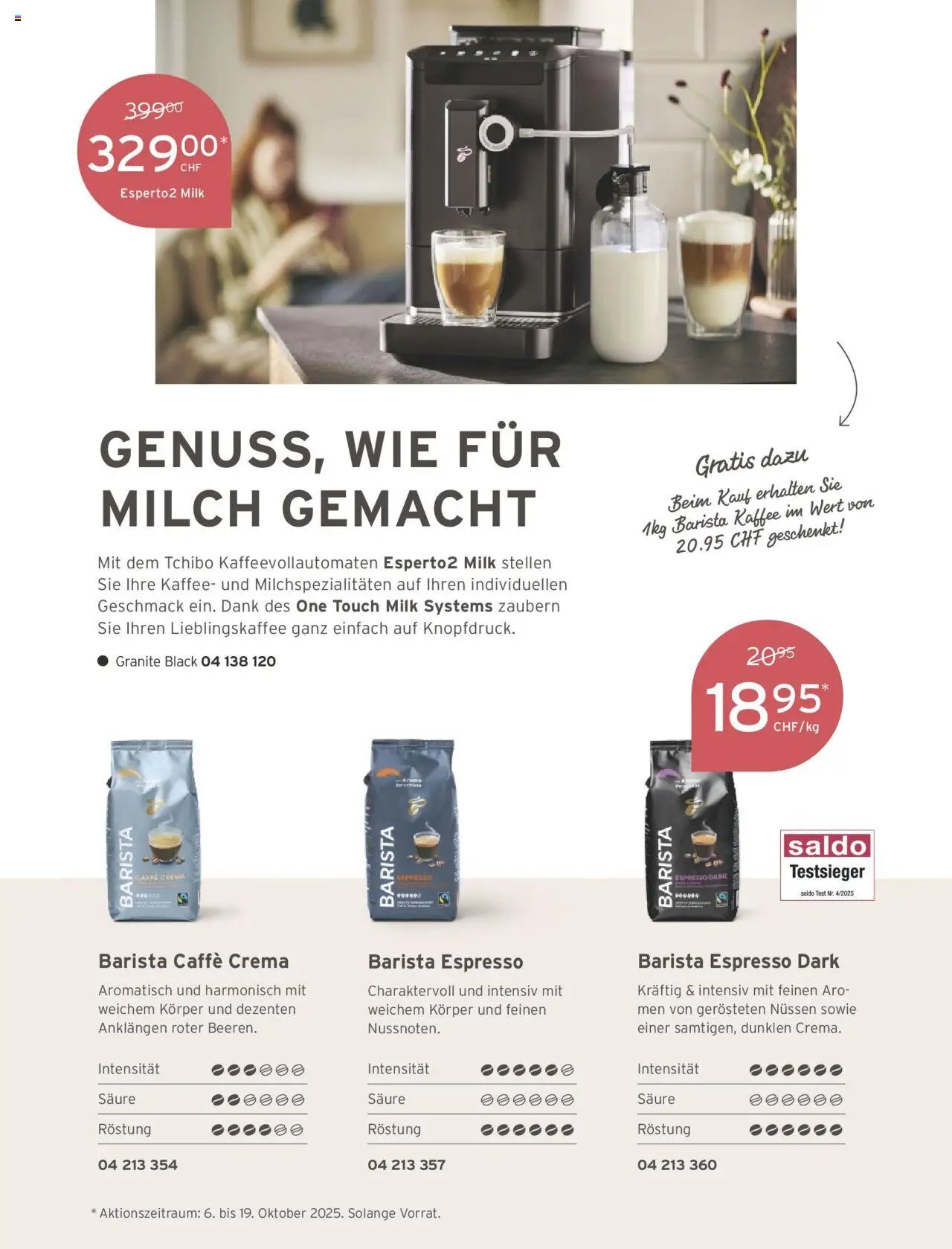 Tchibo Aktionen (2025-10-10 - 2025-10-31)