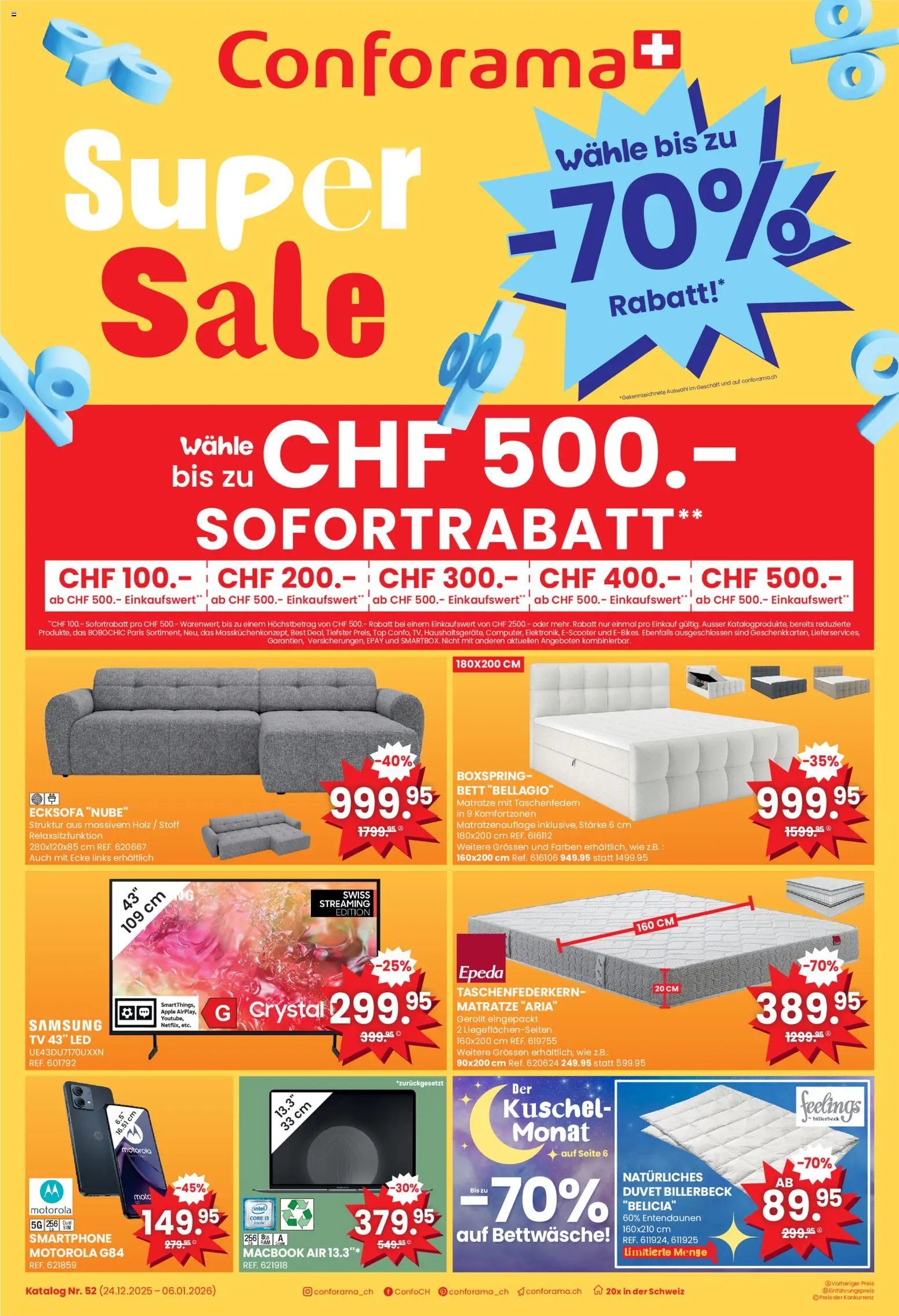 Conforama Aktionen (2025-12-24 - 2026-01-06)