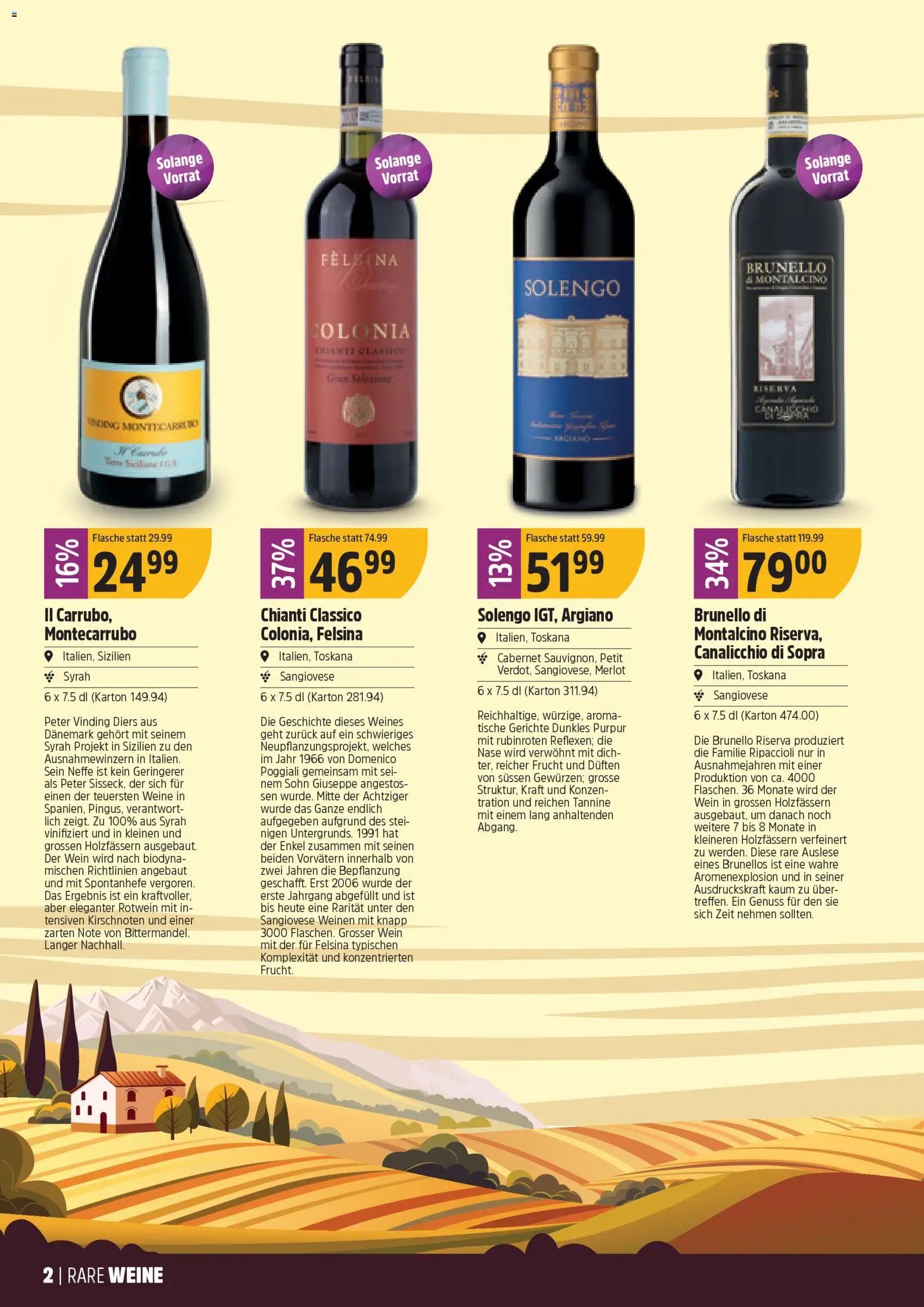 TopCC Aktionen Weine (2025-12-08 - 2025-12-31)