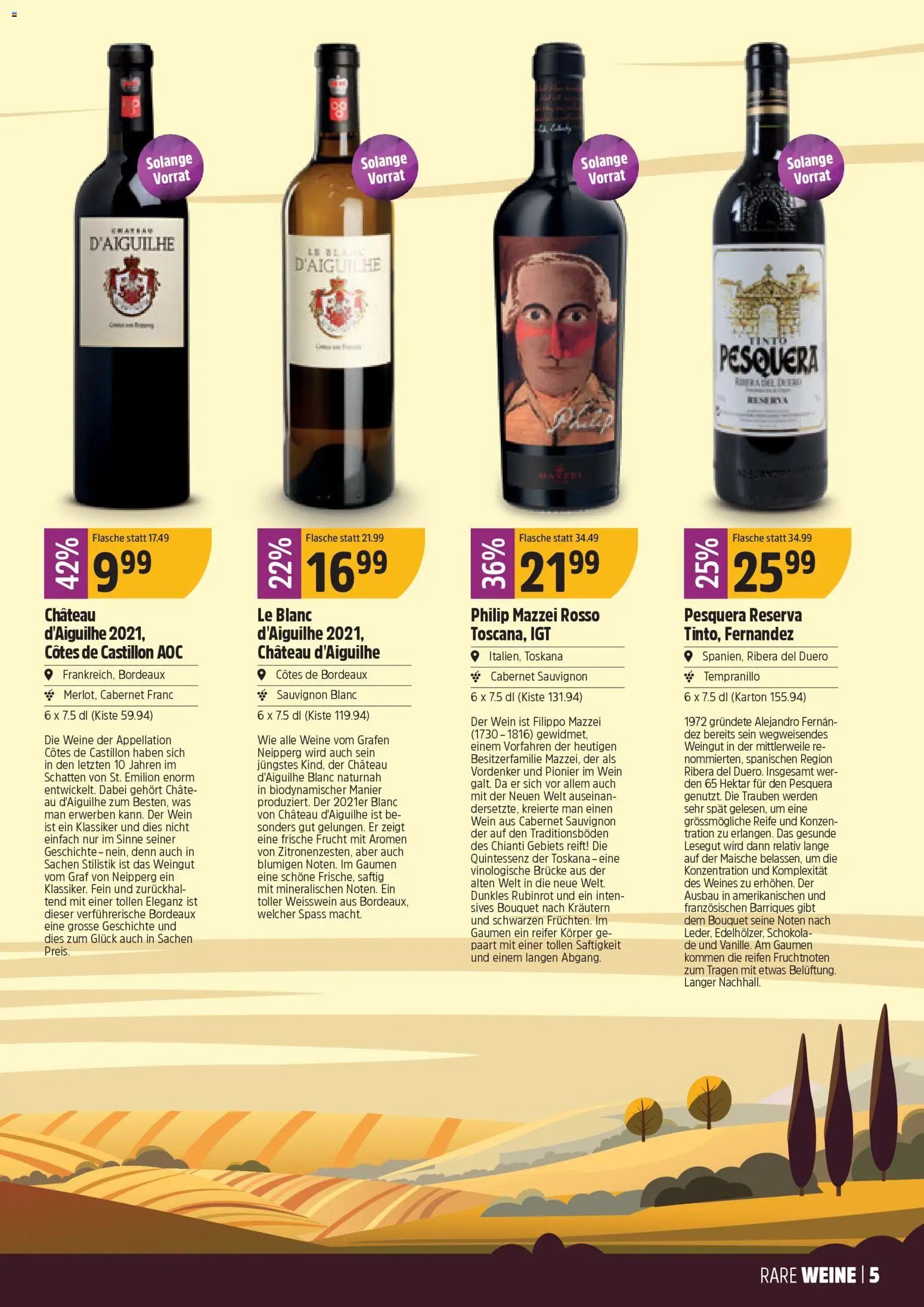 TopCC Aktionen Weine (2025-12-08 - 2025-12-31)