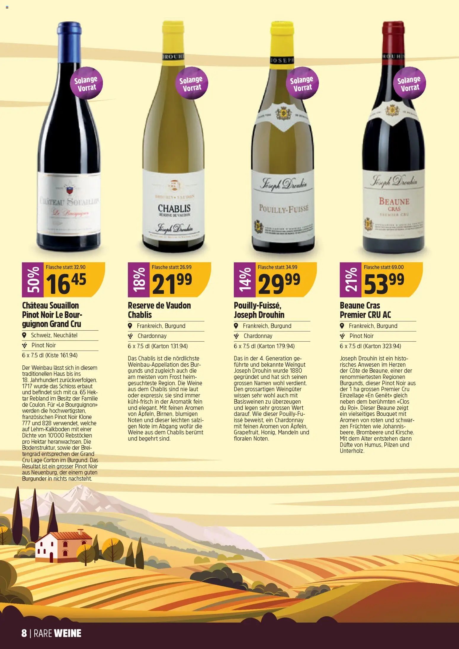 TopCC Aktionen Weine (2025-12-08 - 2025-12-31)