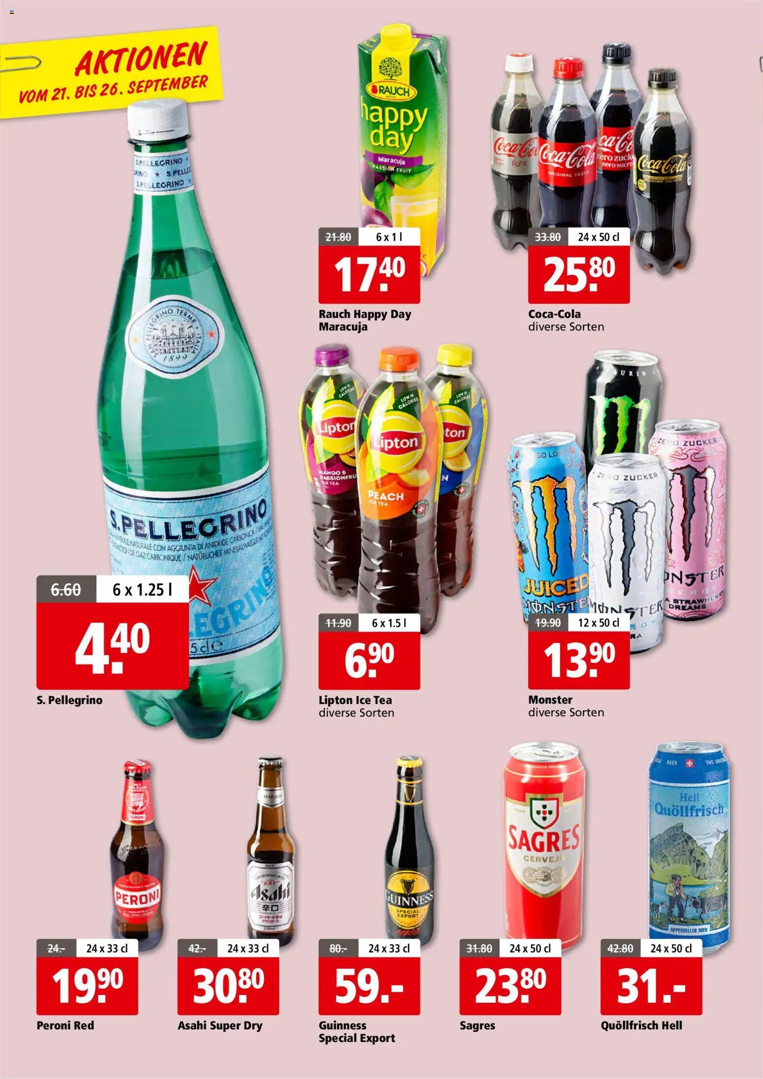 Aligro aktionen Foire aux vins Schlieren, Gossau SG, Frauenfeld, Rapperswil-Jona, Sargans, Bern