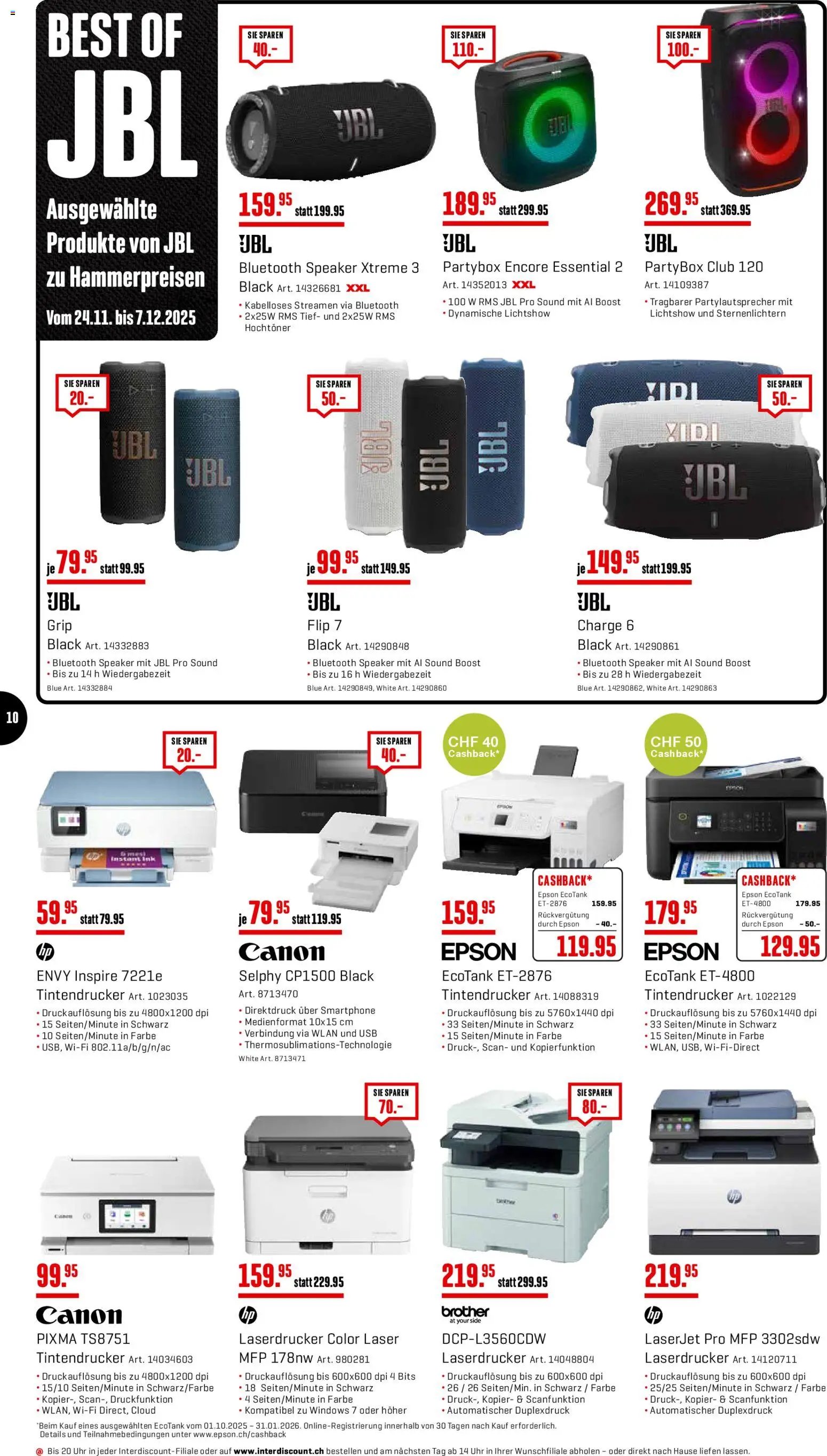 Interdiscount - Black Friday (2025-11-24 - 2025-11-30) | 10