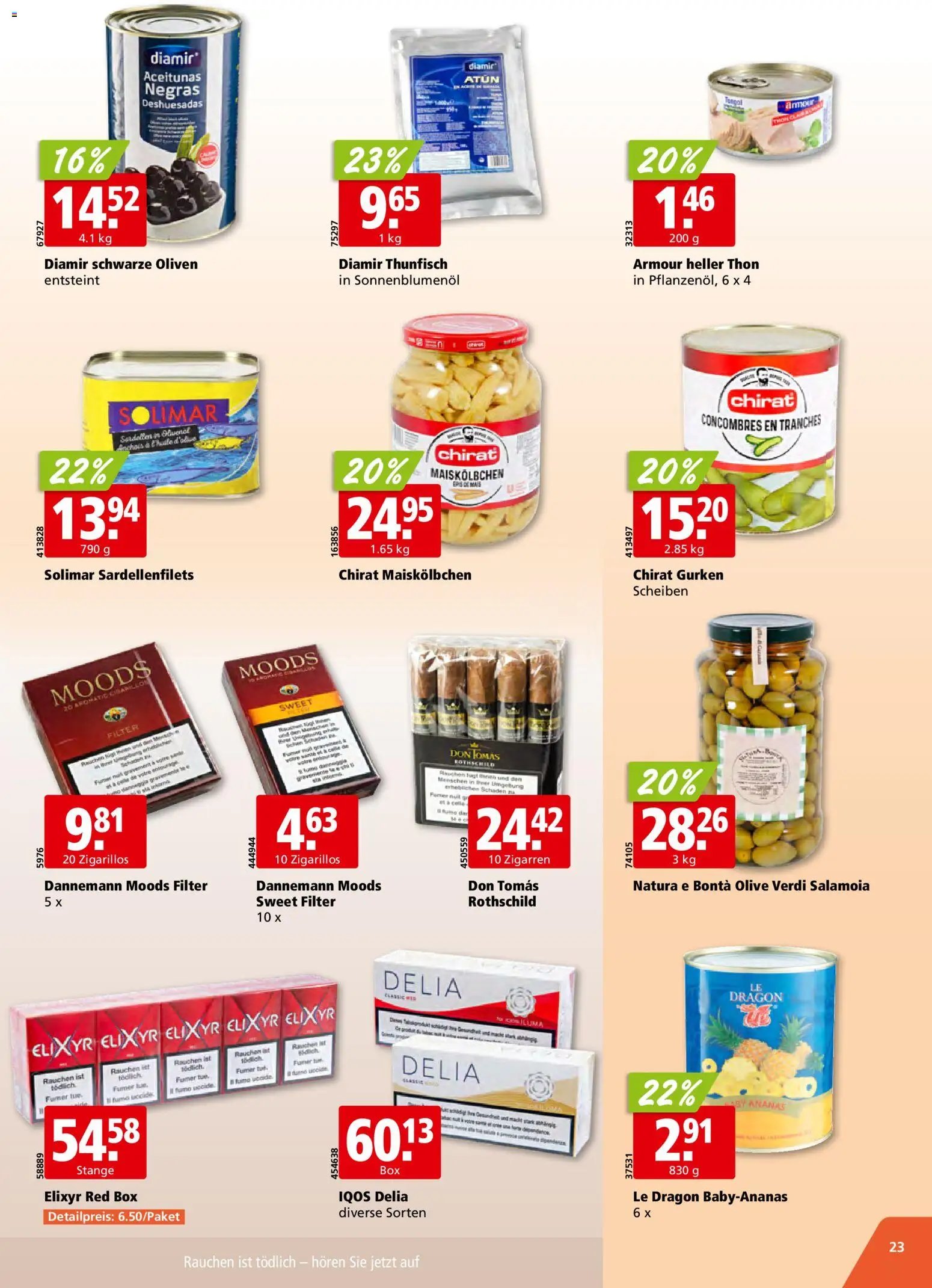 Aligro Aktionen Schlieren, Gossau SG, Frauenfeld, Rapperswil-Jona, Sargans, Bern, Brüttisellen, Pratteln, Emmen, Spreitenbach (2025-11-17 - 2025-11-22) | 23