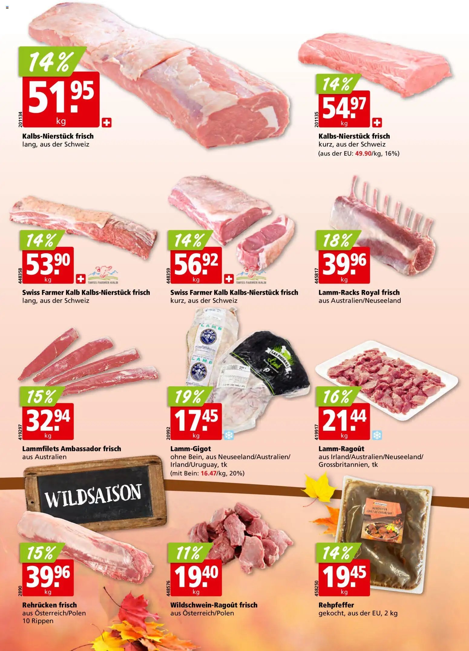 Aligro Aktionen Schlieren, Gossau SG, Frauenfeld, Rapperswil-Jona, Sargans, Bern, Brüttisellen, Pratteln, Emmen, Spreitenbach (2025-11-17 - 2025-11-22) | 8