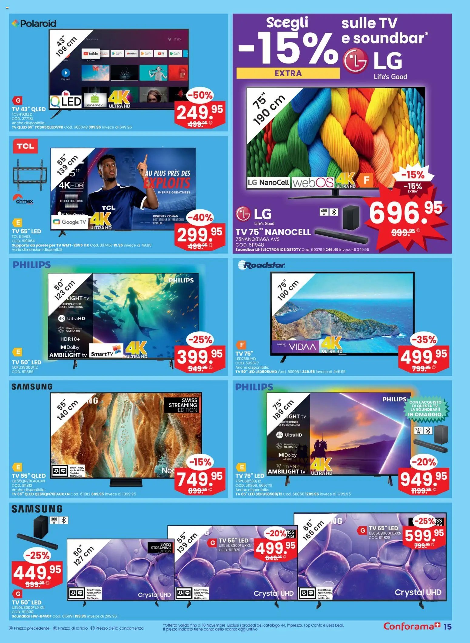 Conforama Aktionen Singles IT (2025-11-05 - 2025-11-22) | 15