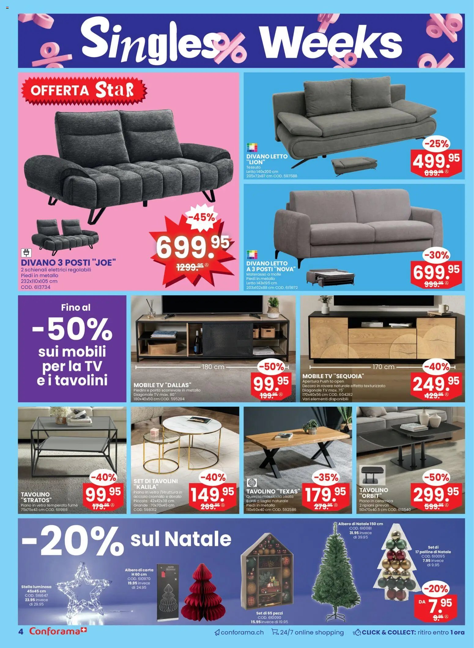 Conforama Aktionen Singles IT (2025-11-05 - 2025-11-22) | 4
