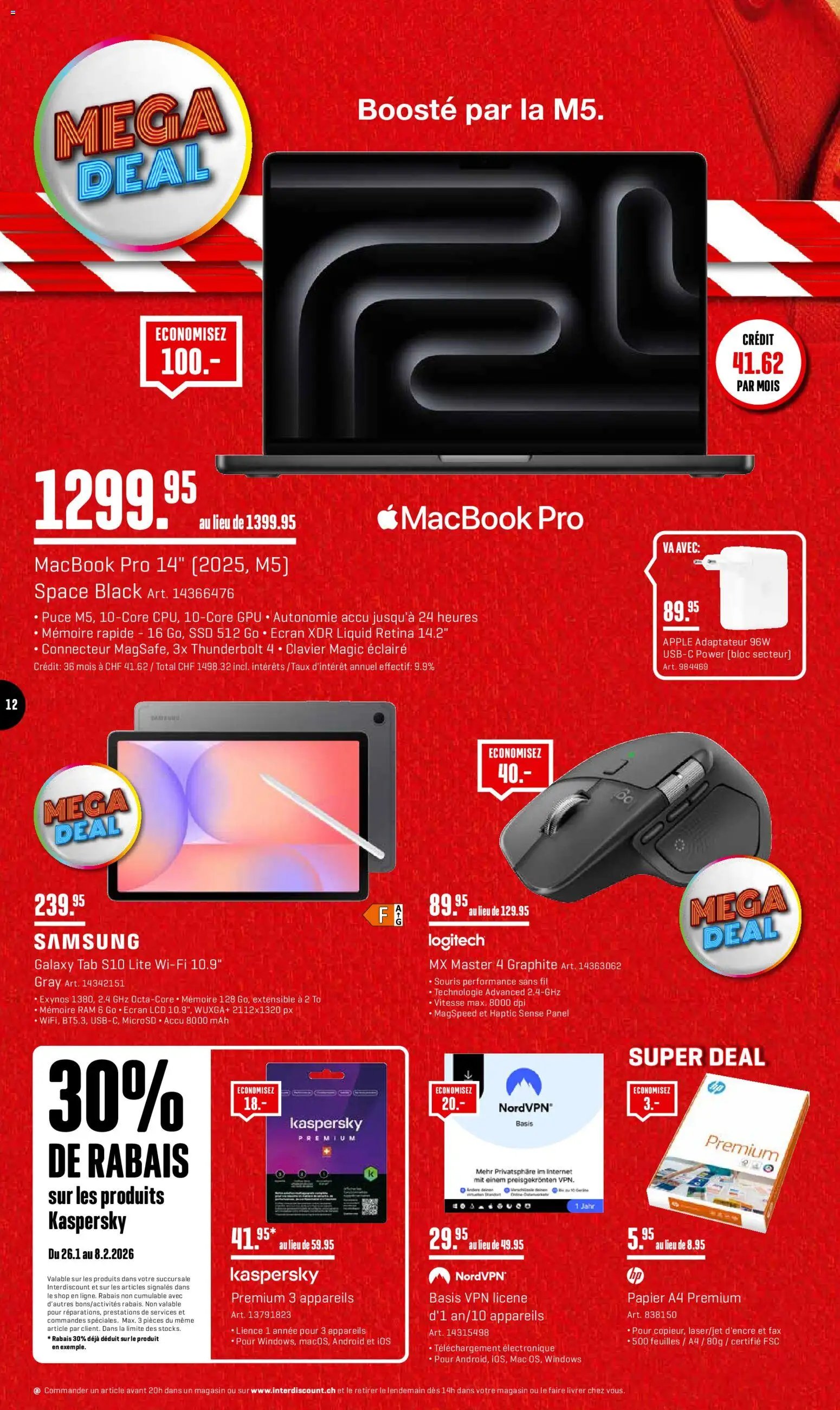 Interdiscount Aktionen FR (2026-01-26 - 2026-02-08) | 12