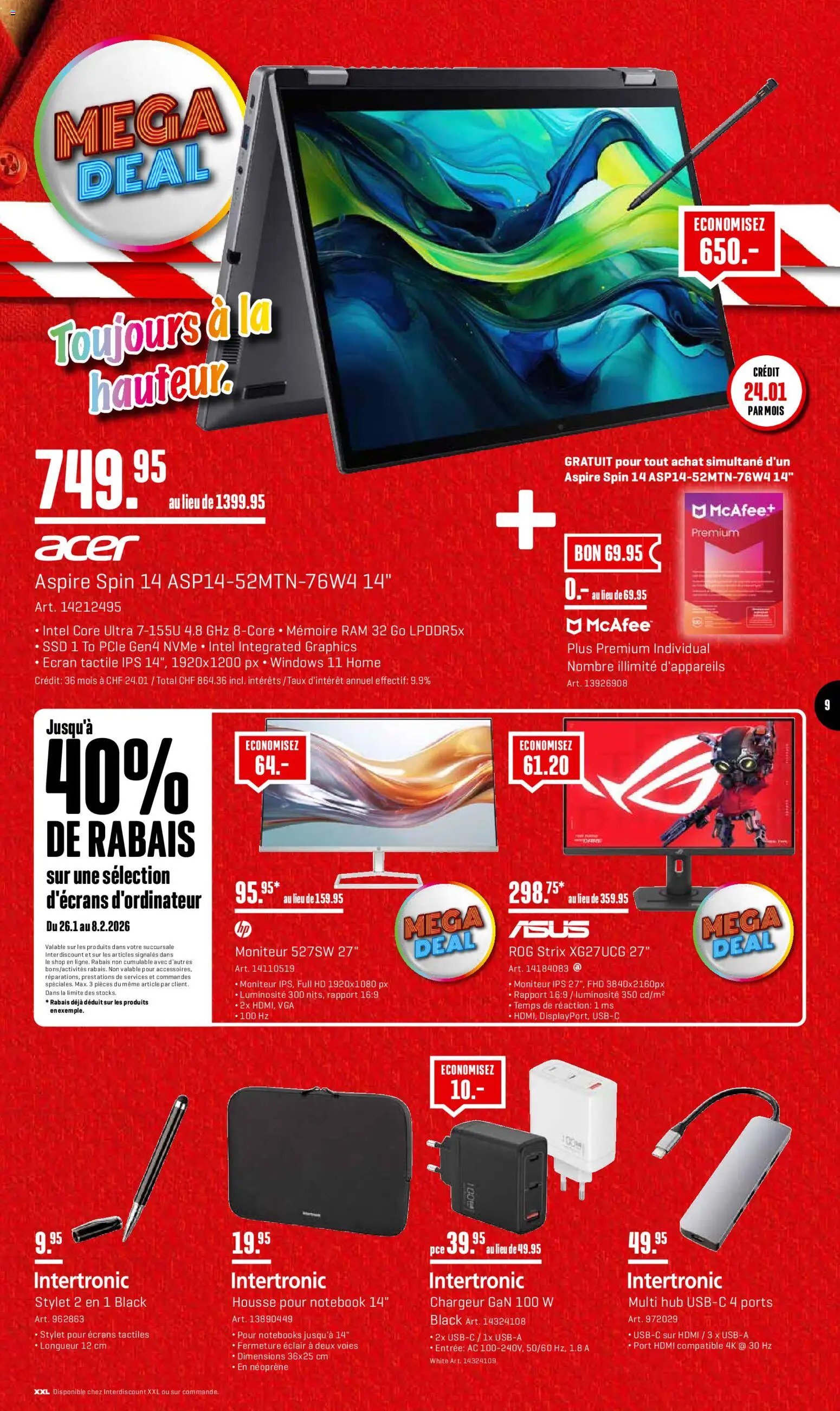 Interdiscount Aktionen FR (2026-01-26 - 2026-02-08) | 9