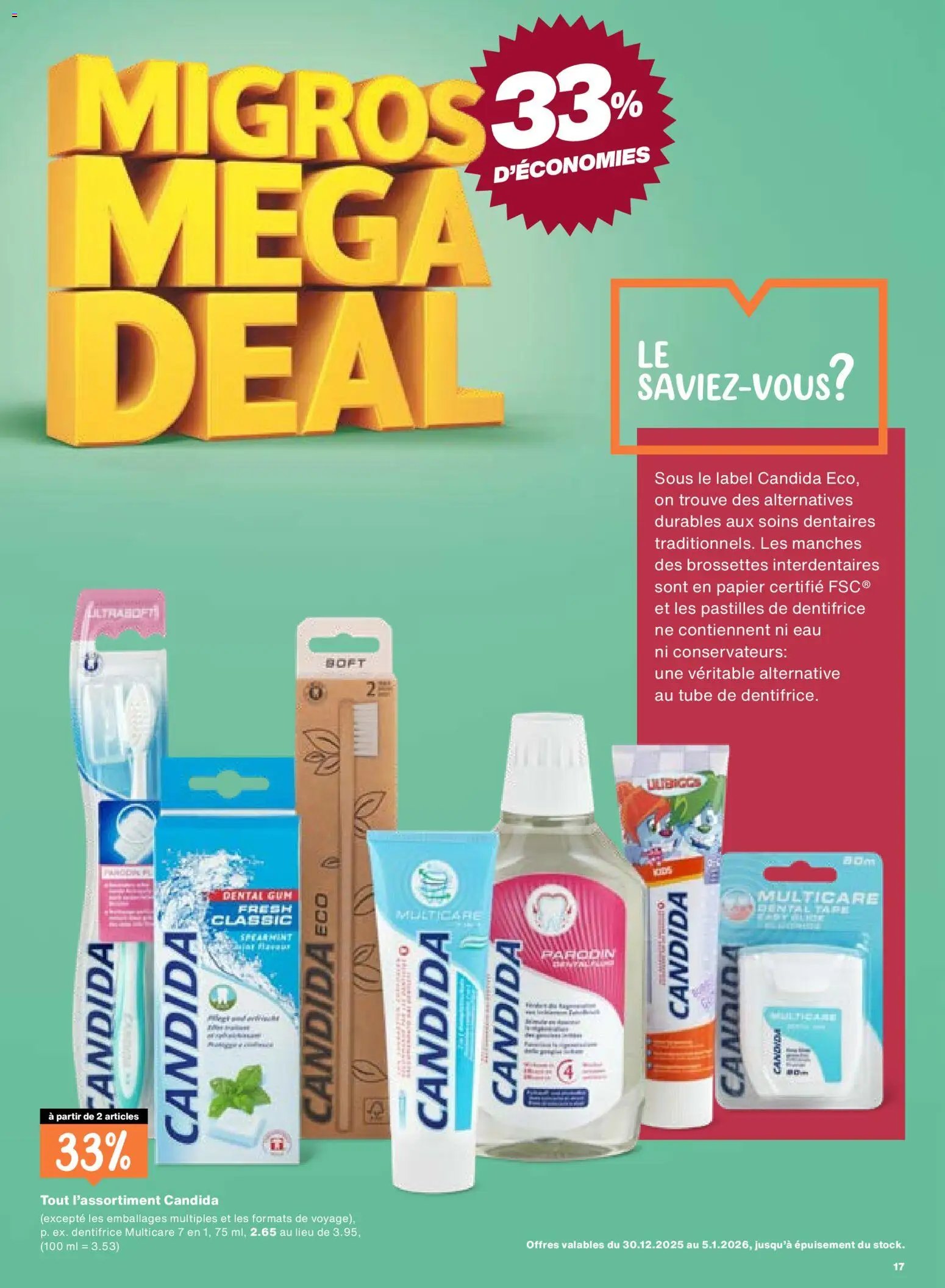 Migros Aktionen FR (2025-12-30 - 2026-01-05)