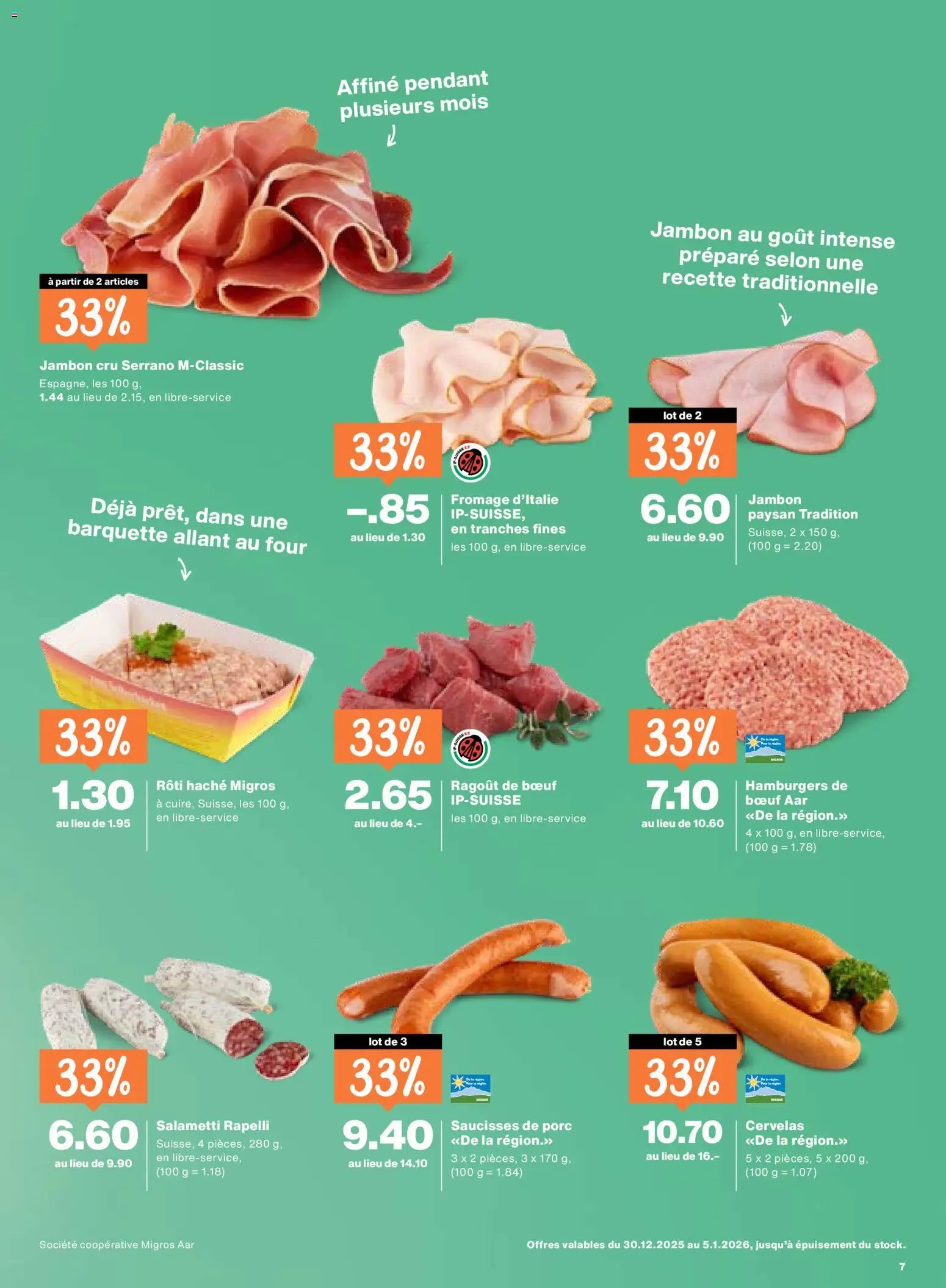 Migros Aktionen FR (2025-12-30 - 2026-01-05)