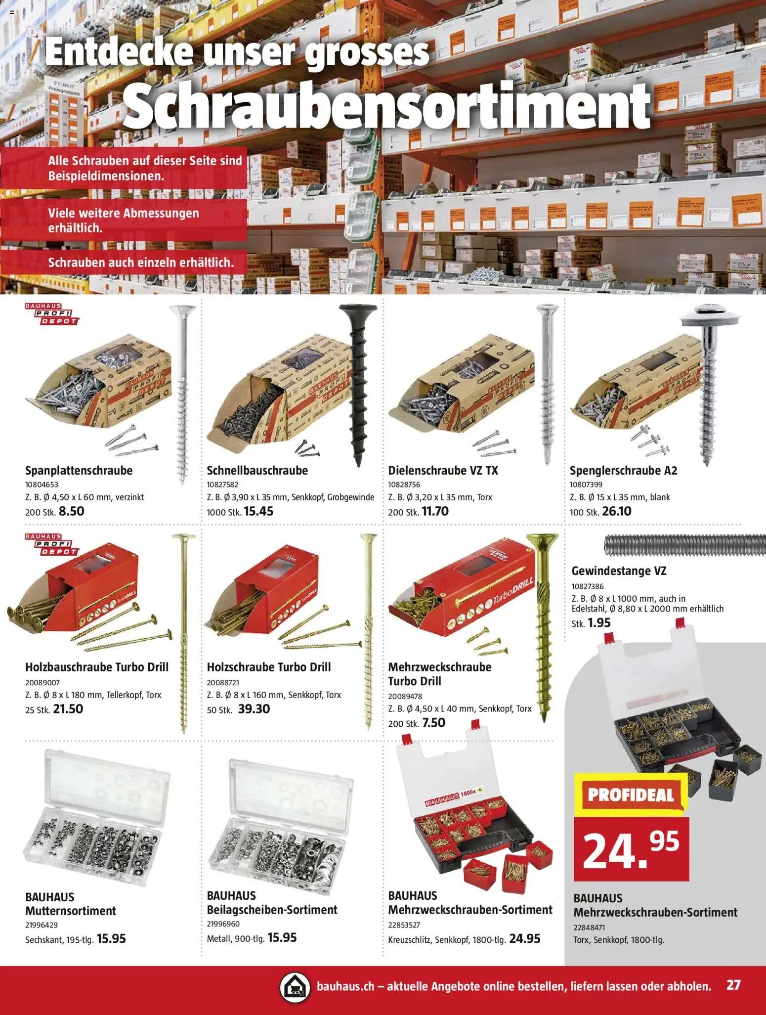 Bauhaus Aktionen (2025-12-29 - 2026-01-25)