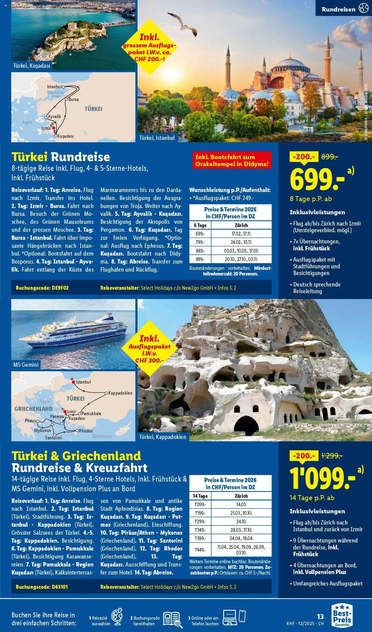 Lidl Aktionen Reisen Dezember (2025-11-29 - 2025-12-31) | 13