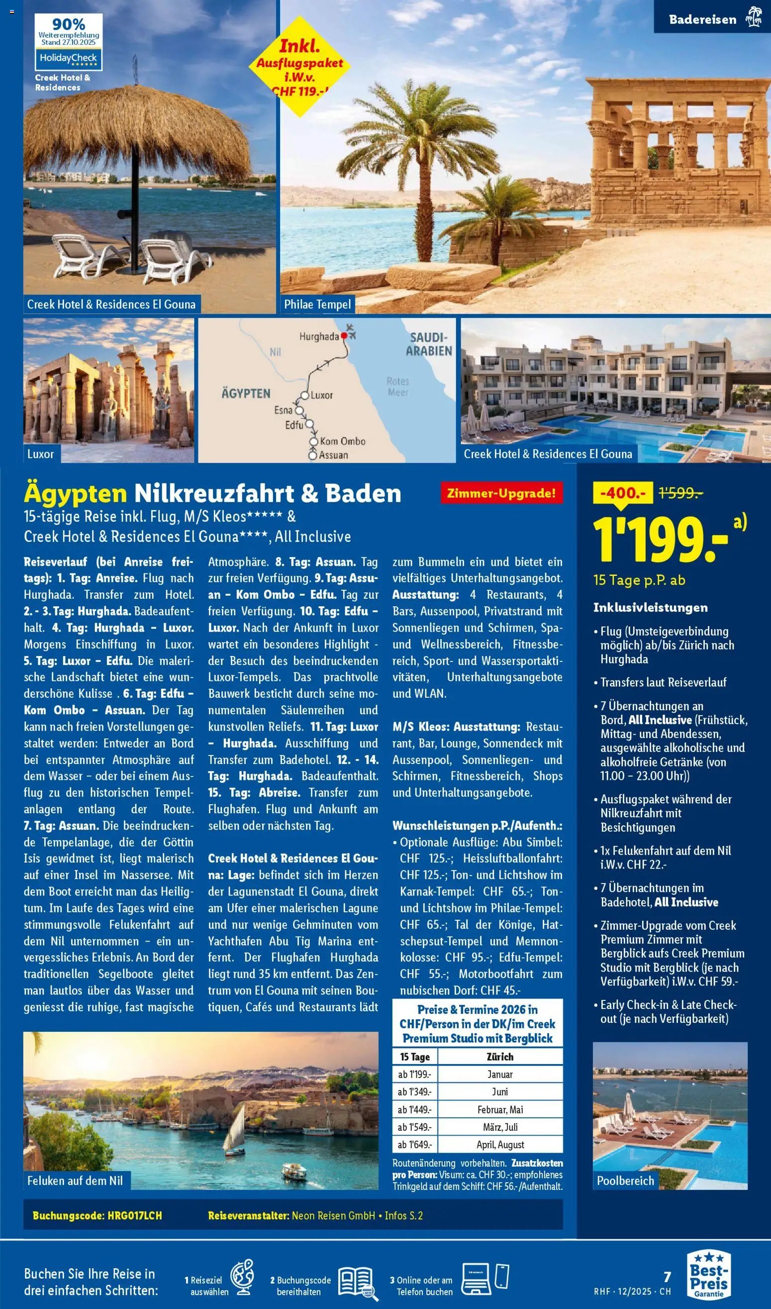 Lidl Aktionen Reisen Dezember (2025-11-29 - 2025-12-31) | 7