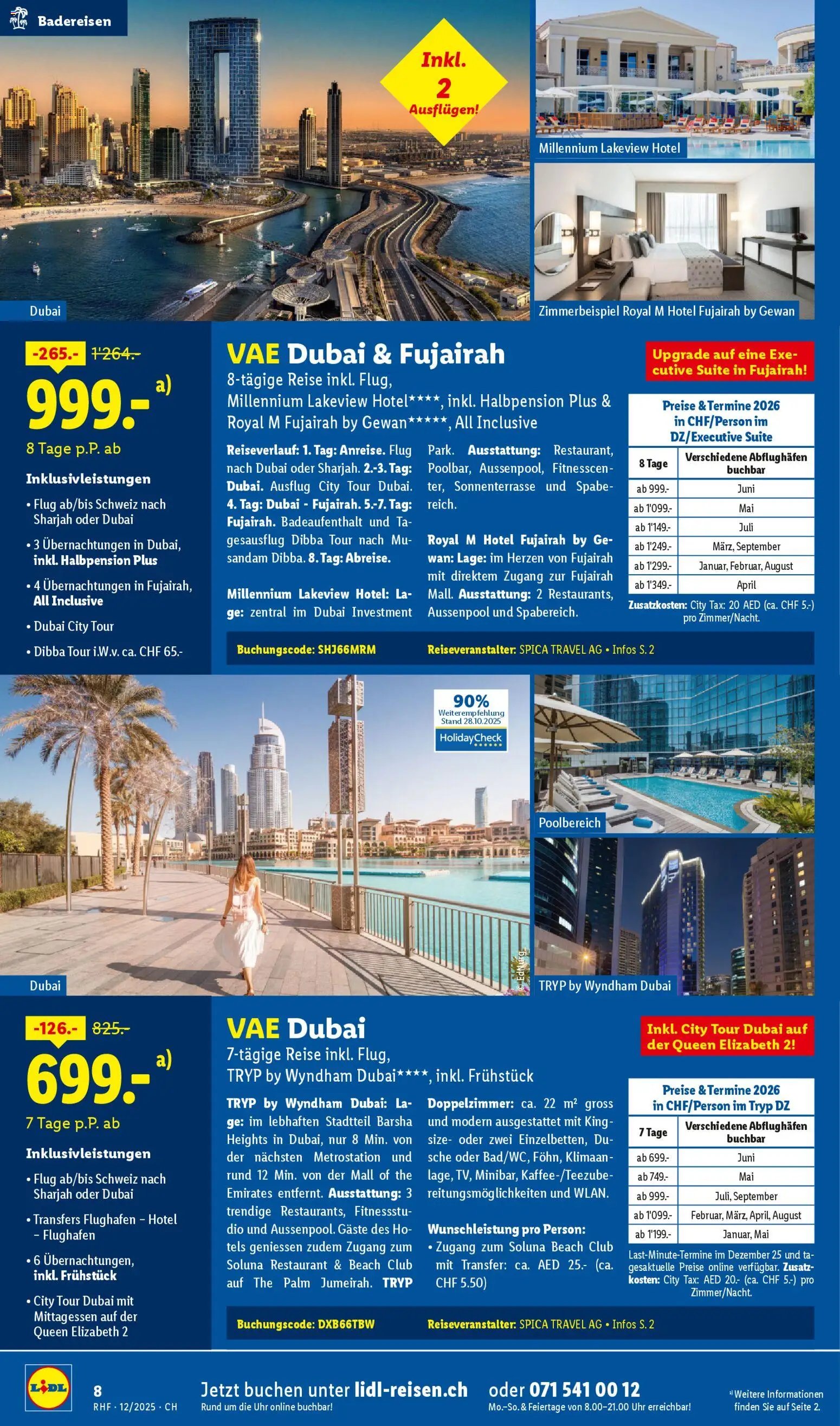 Lidl Aktionen Reisen Dezember (2025-11-29 - 2025-12-31) | 8