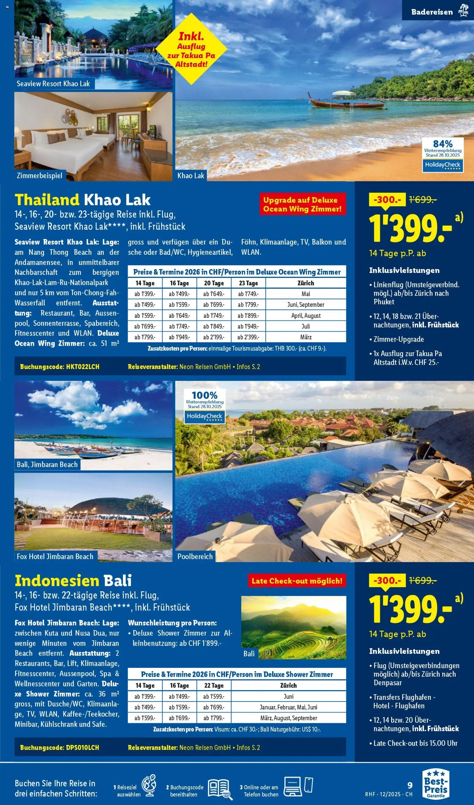 Lidl Aktionen Reisen Dezember (2025-11-29 - 2025-12-31) | 9