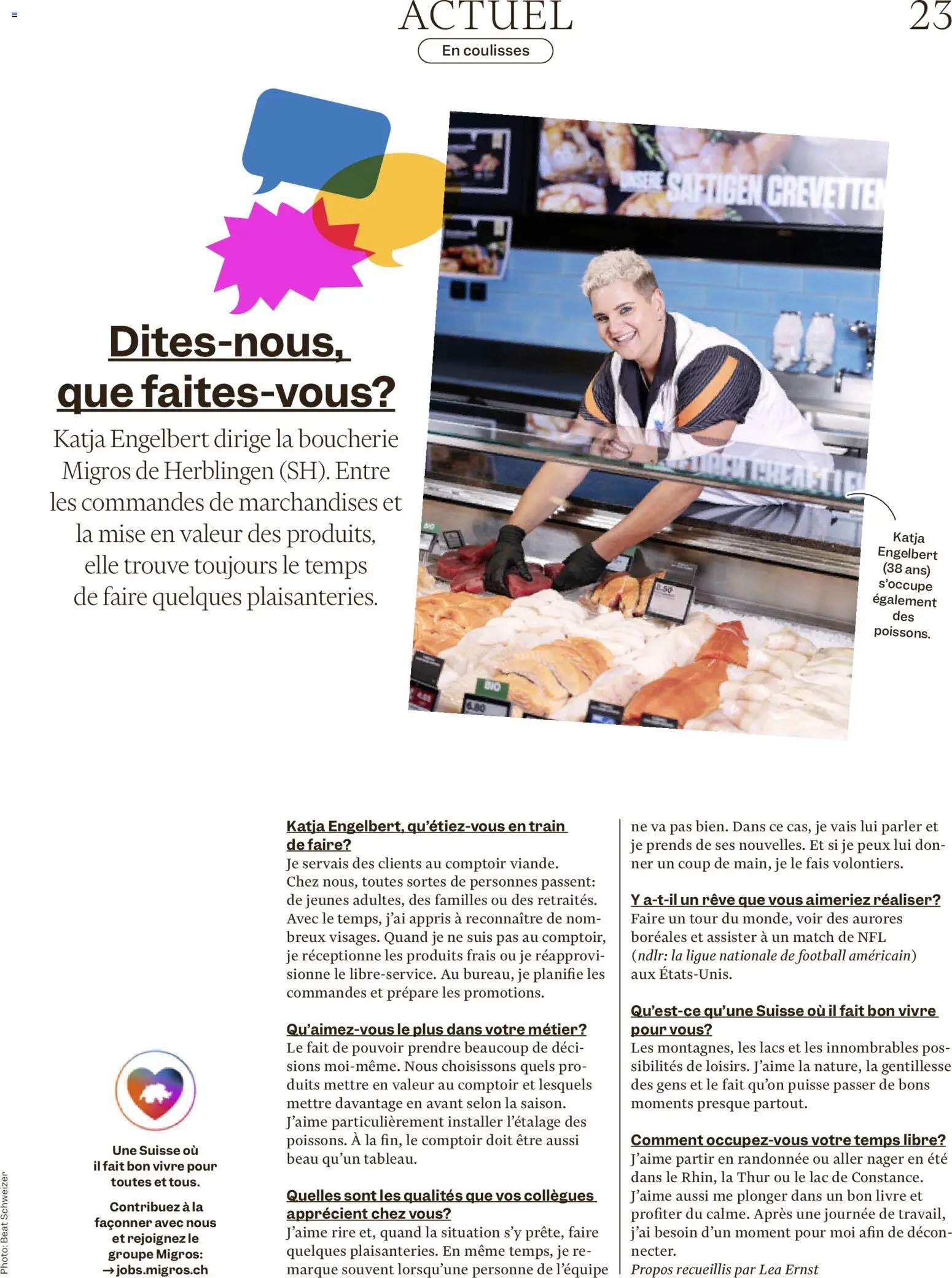 Migros aktionen Magazine FR