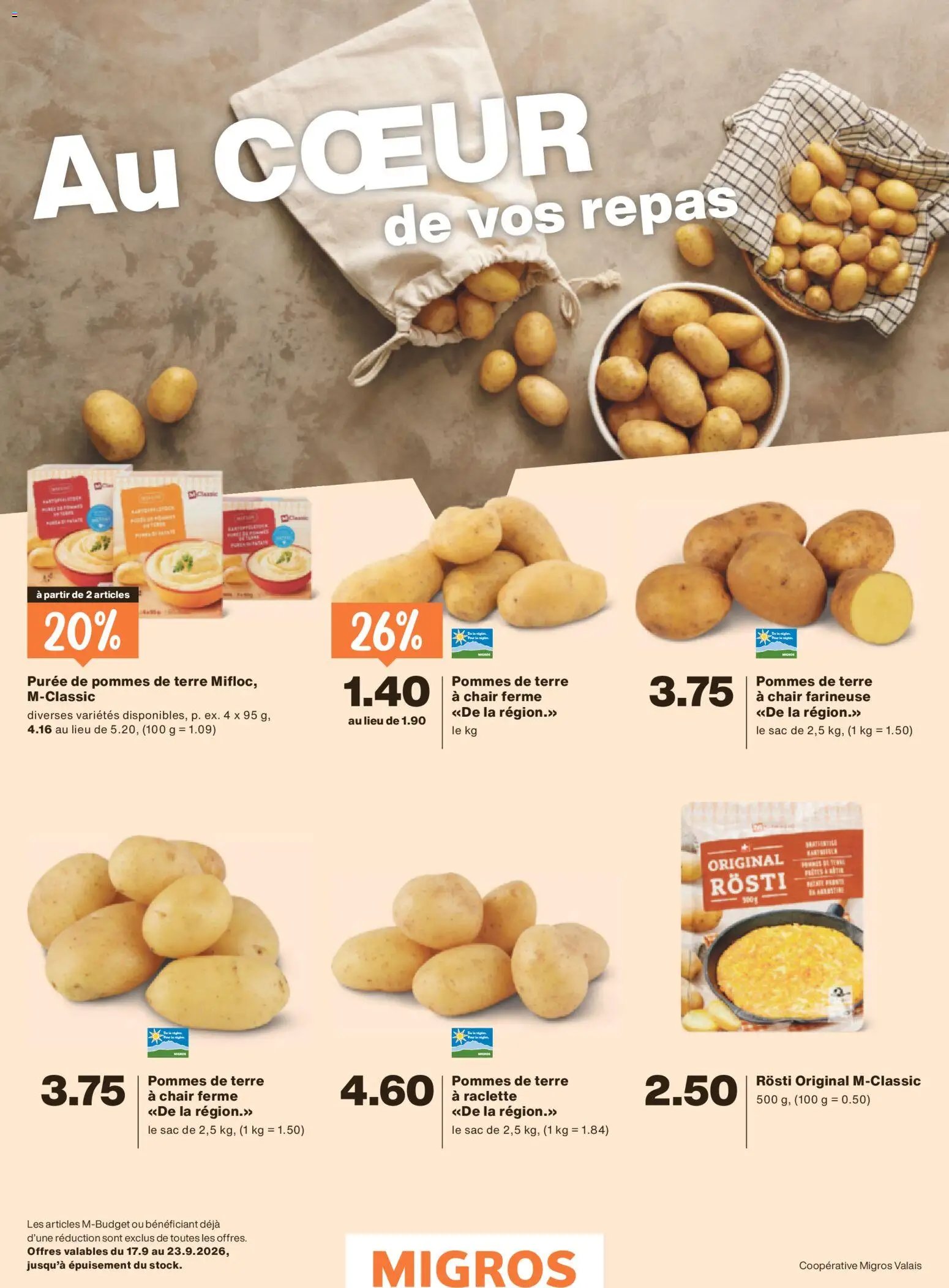 Migros aktionen Magazine FR