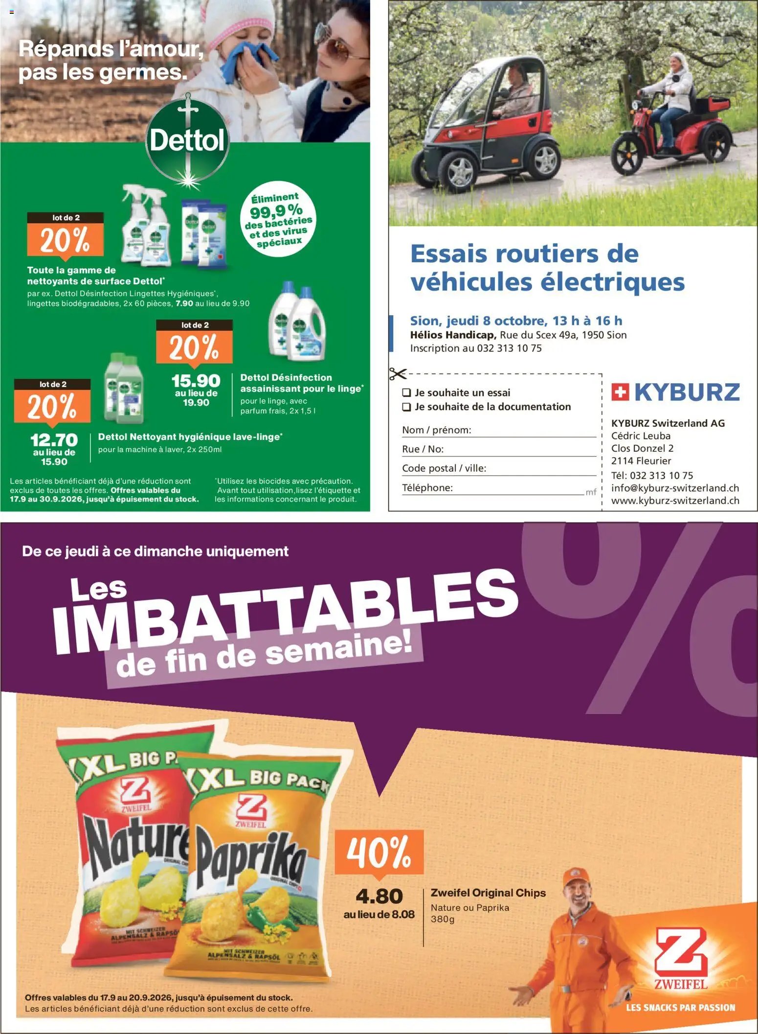 Migros aktionen Magazine FR
