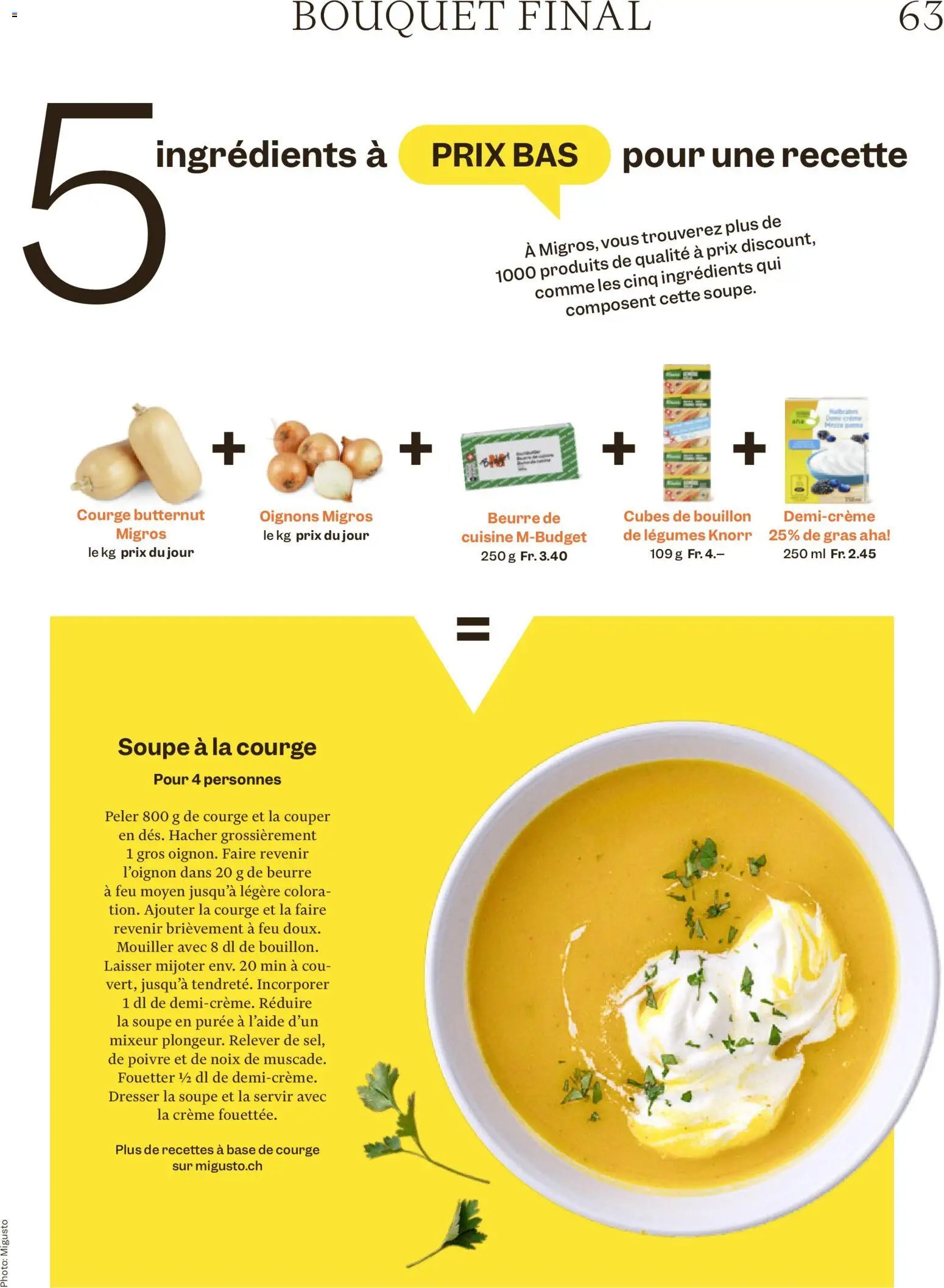 Migros aktionen Magazine FR