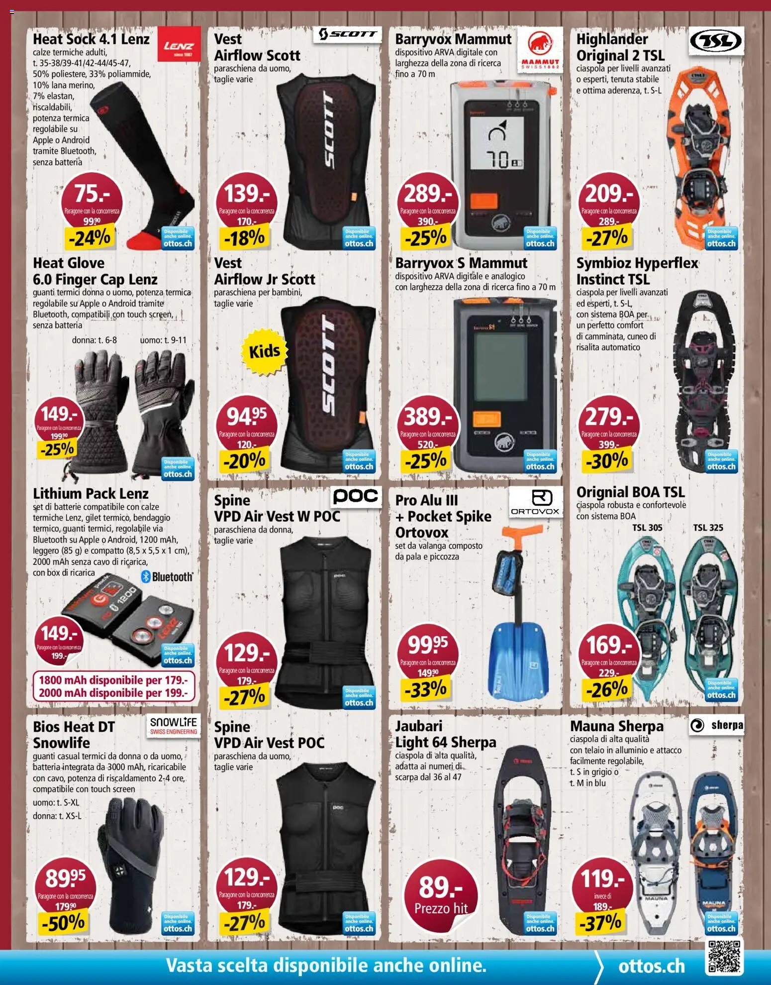 Otto's aktionen Speciale sport invernali