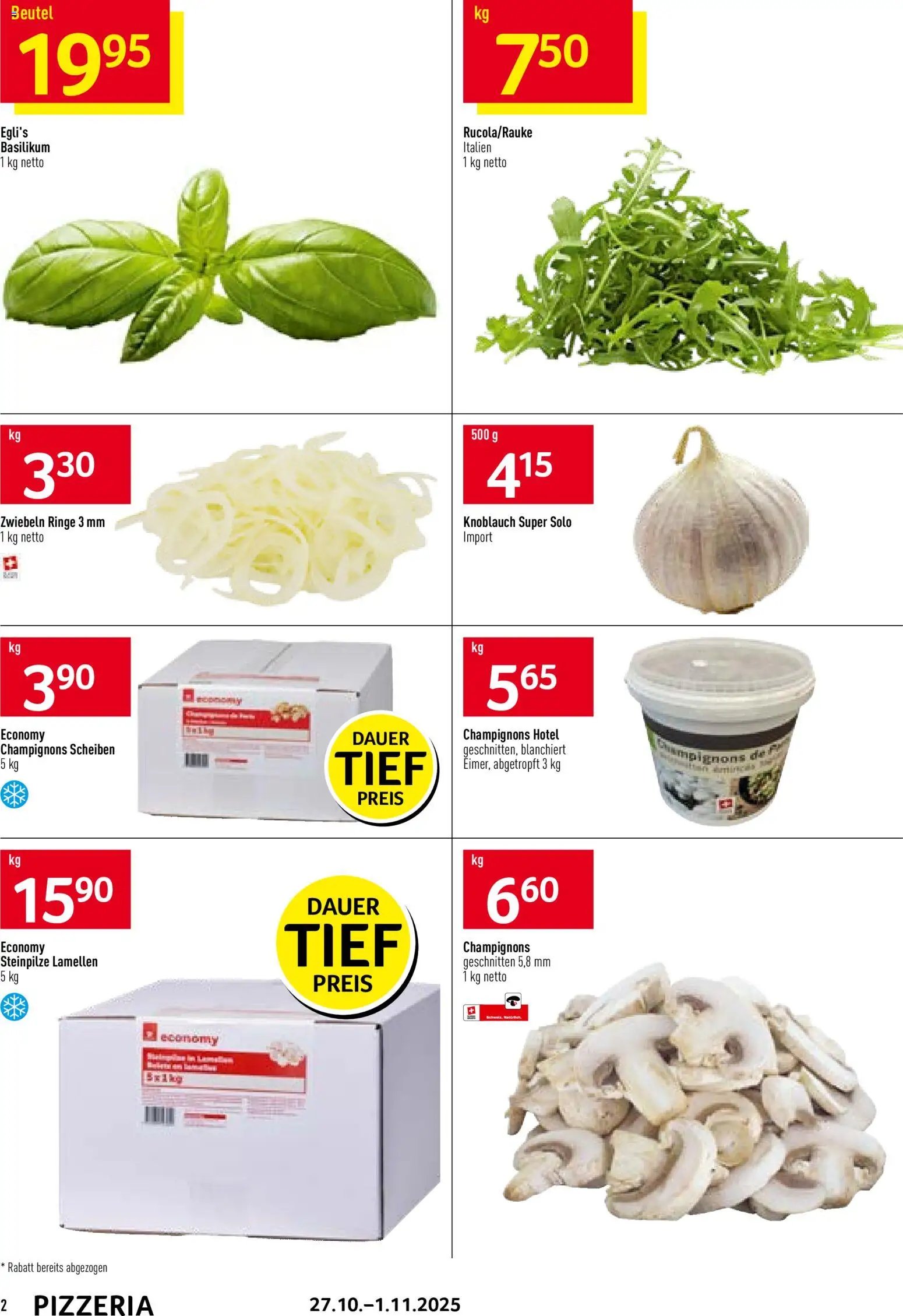 Prodega Aktionen Pizzeria (2025-10-27 - 2025-11-01) | 2