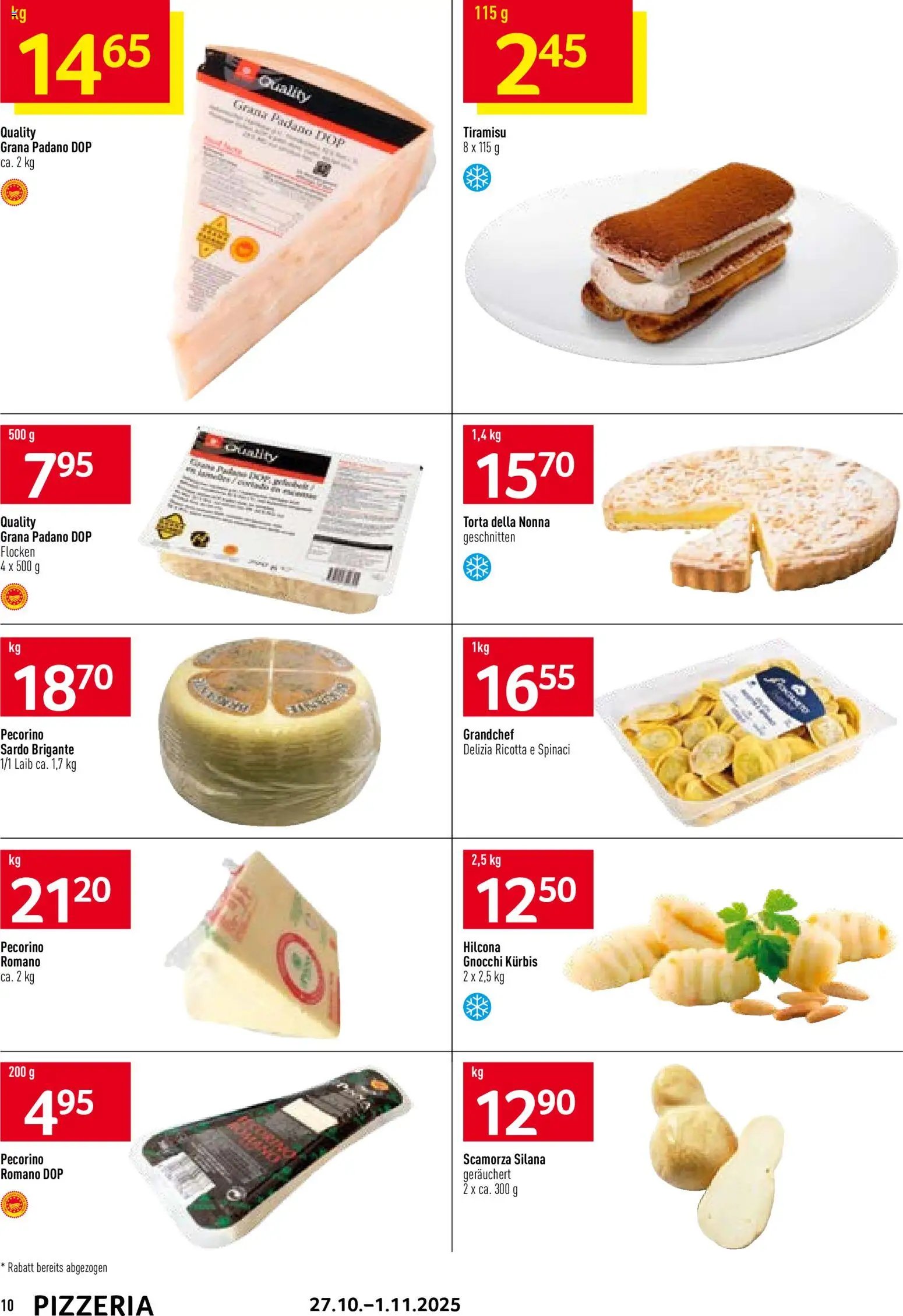 Prodega Aktionen Pizzeria (2025-10-27 - 2025-11-01) | 10