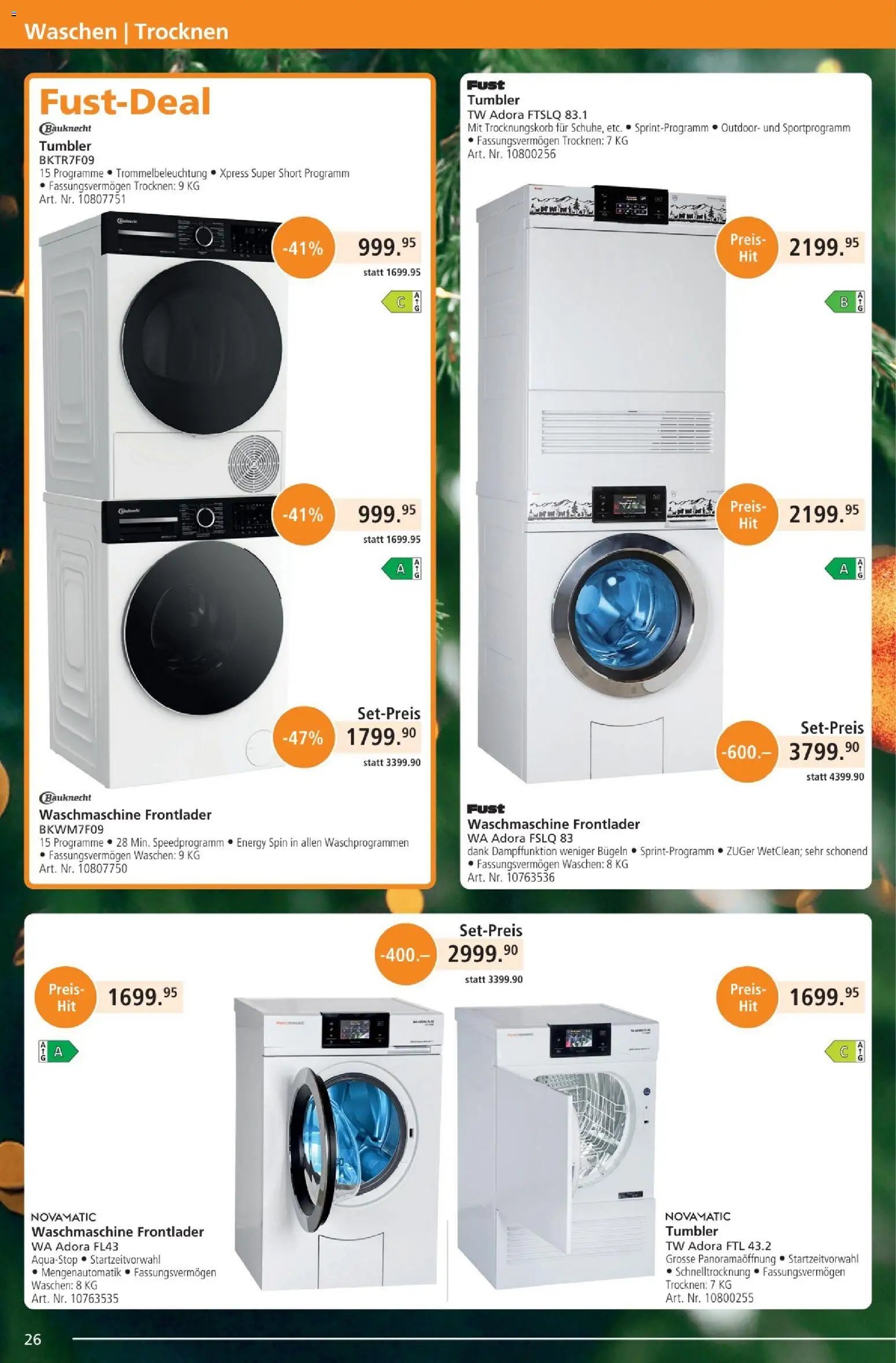 Fust Aktionen (2025-01-01 - 2025-12-24) | 26