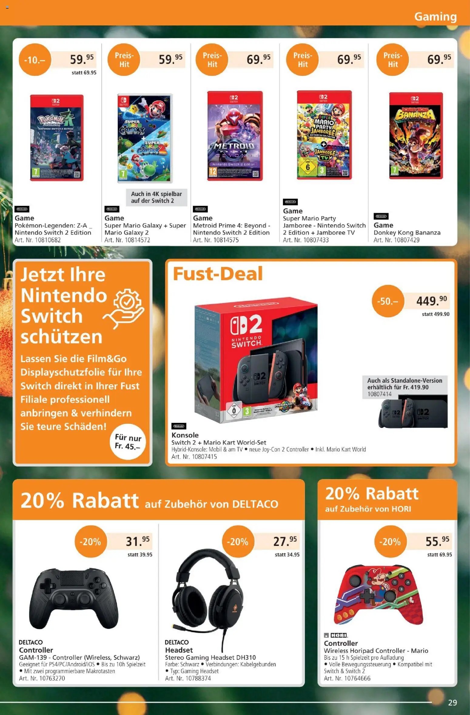 Fust Aktionen (2025-01-01 - 2025-12-24) | 29