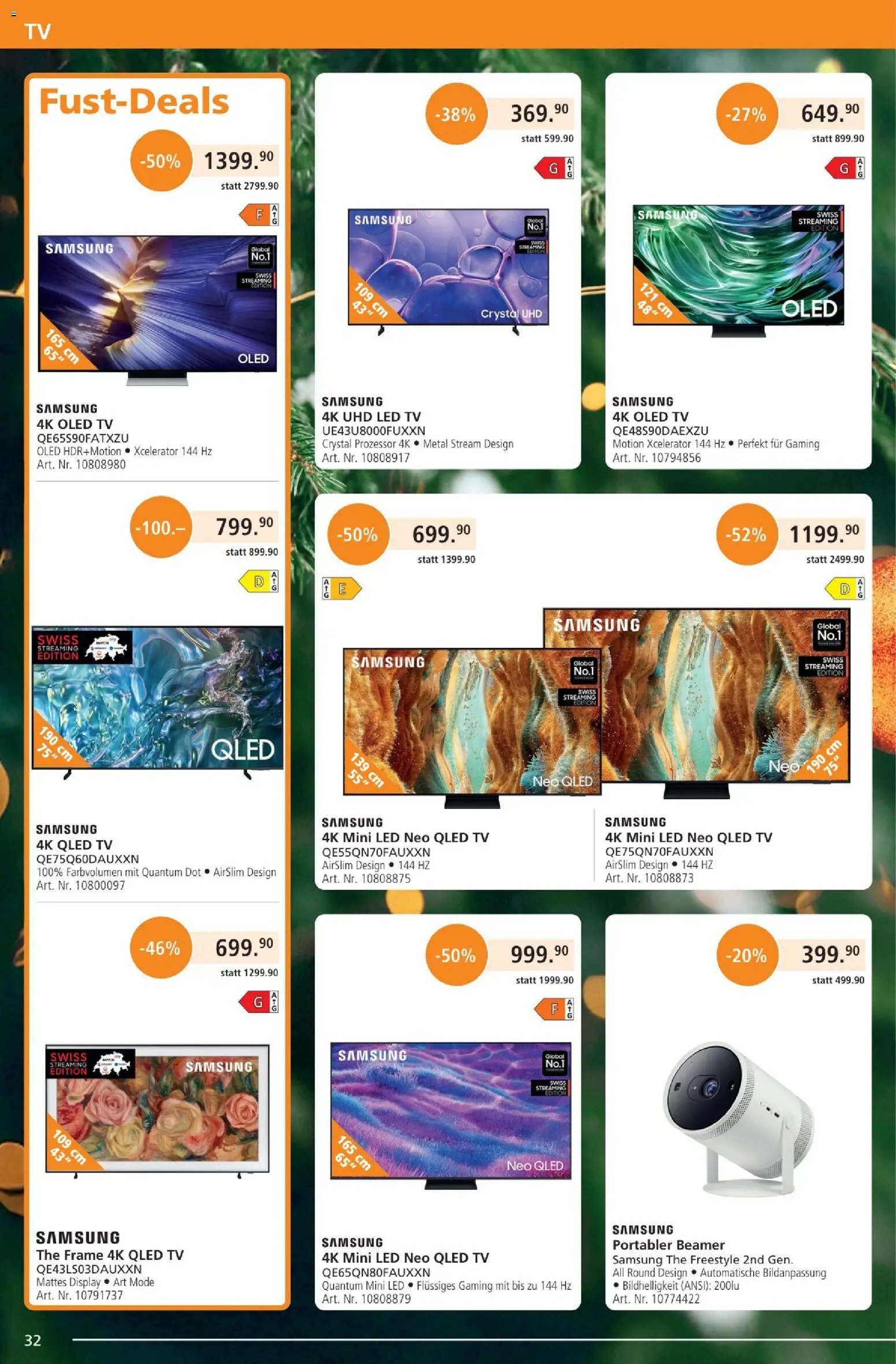 Fust Aktionen (2025-01-01 - 2025-12-24) | 32