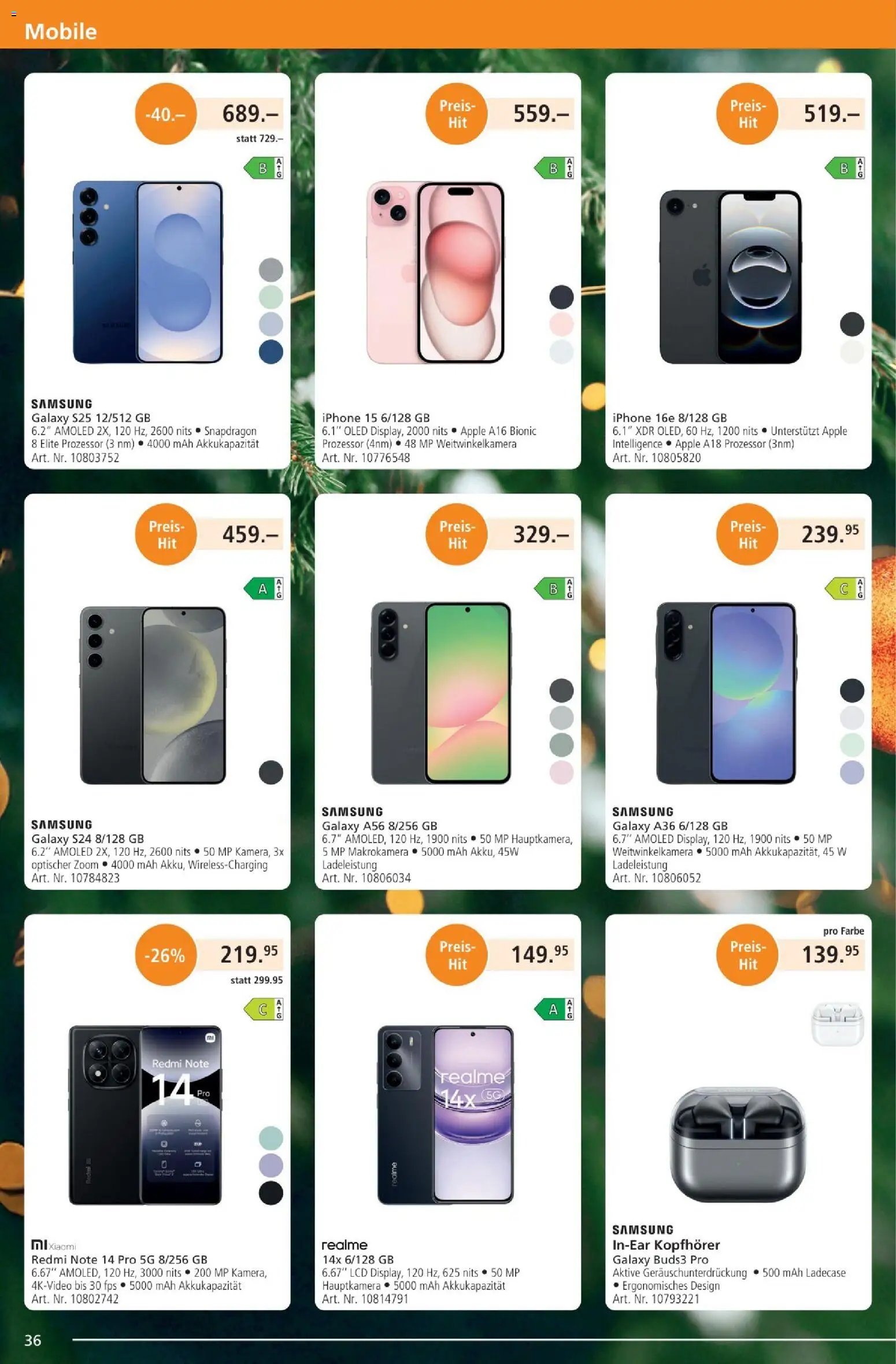 Fust Aktionen (2025-01-01 - 2025-12-24) | 36