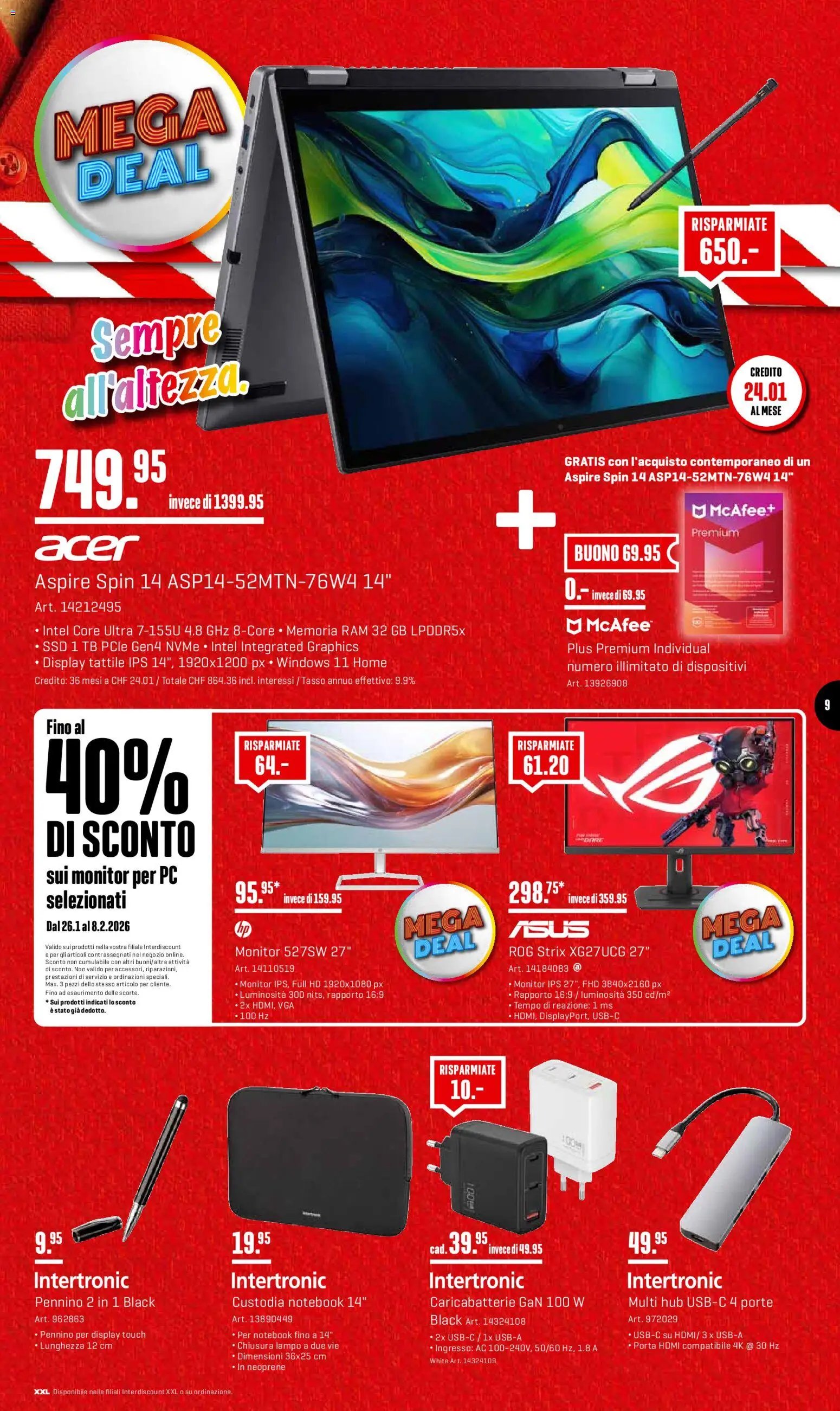 Interdiscount Aktionen IT (2026-01-26 - 2026-02-08) | 9