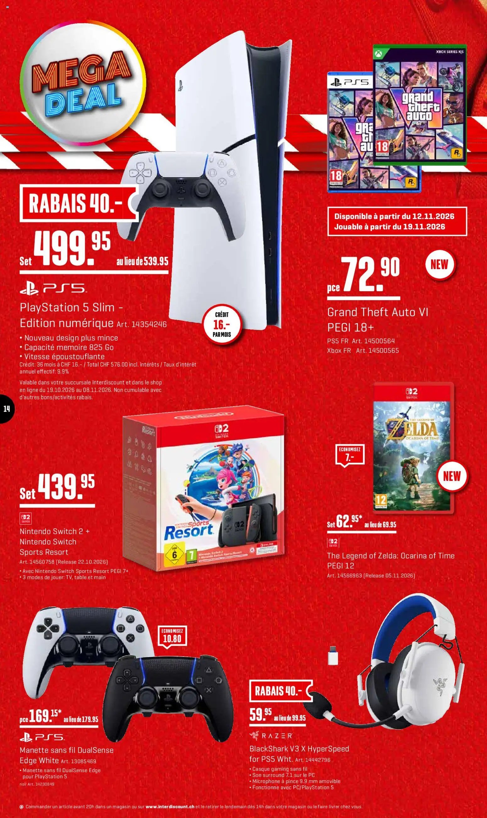 Interdiscount aktionen FR