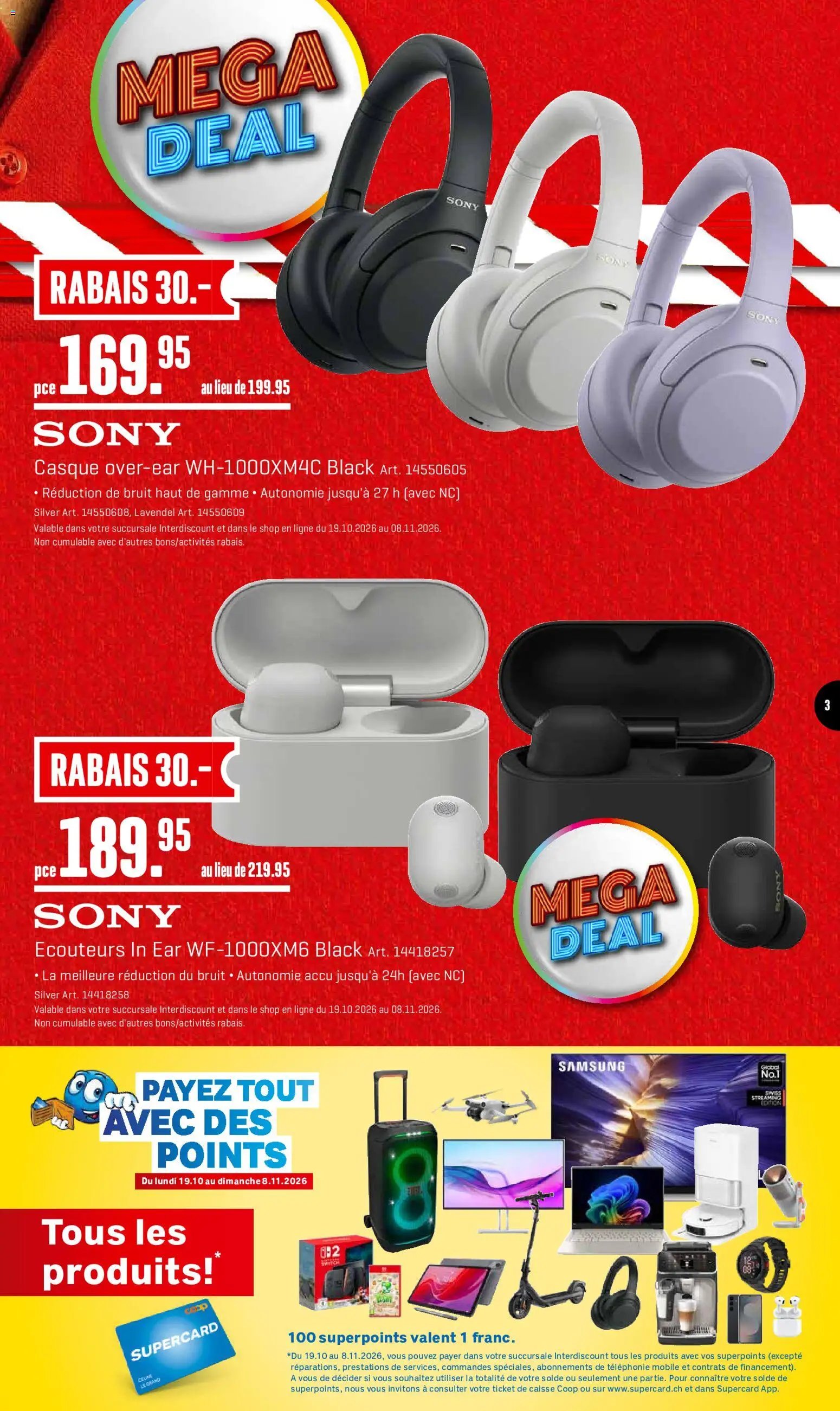 Interdiscount aktionen FR