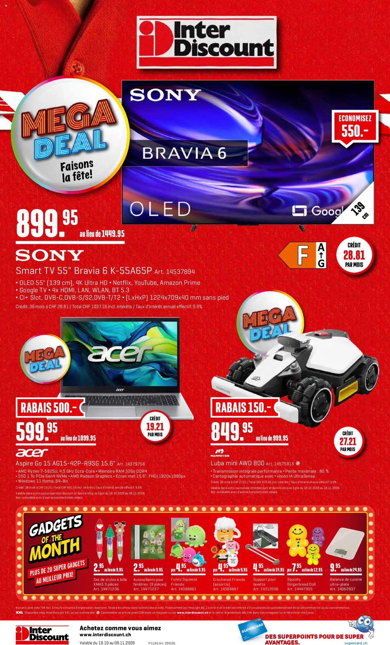 Interdiscount aktionen FR