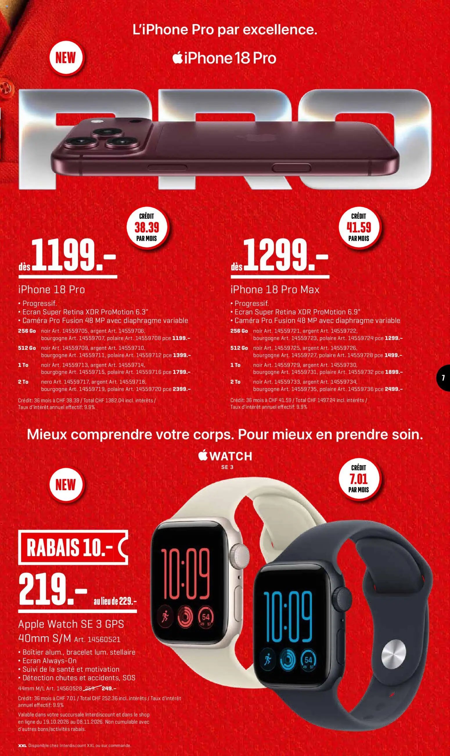 Interdiscount aktionen FR
