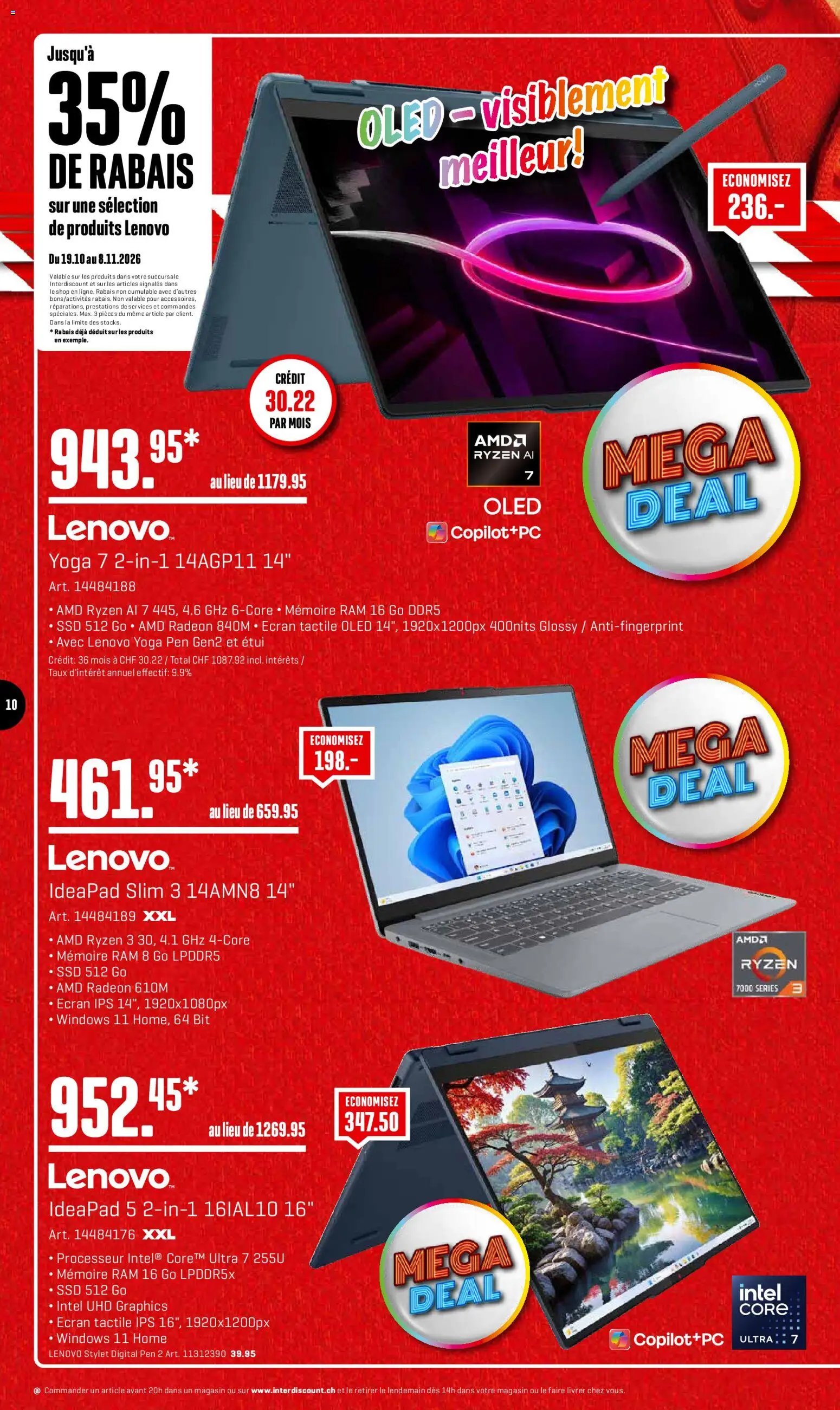 Interdiscount aktionen FR