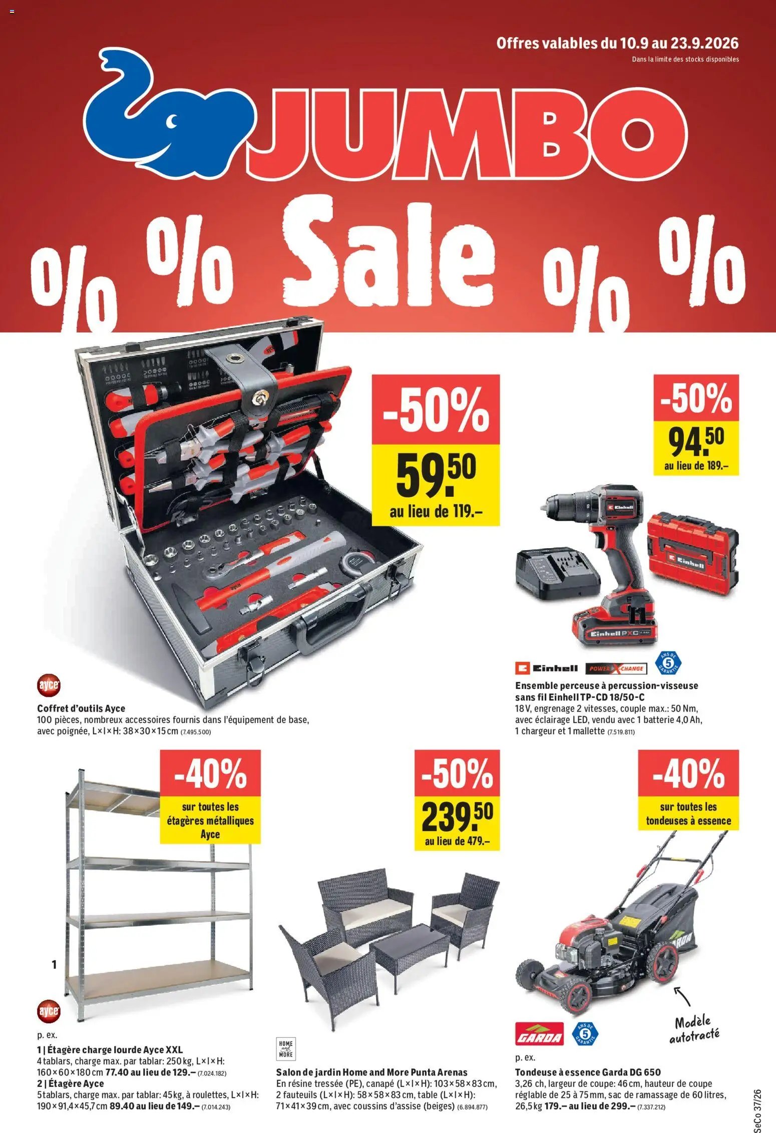 Jumbo aktionen FR