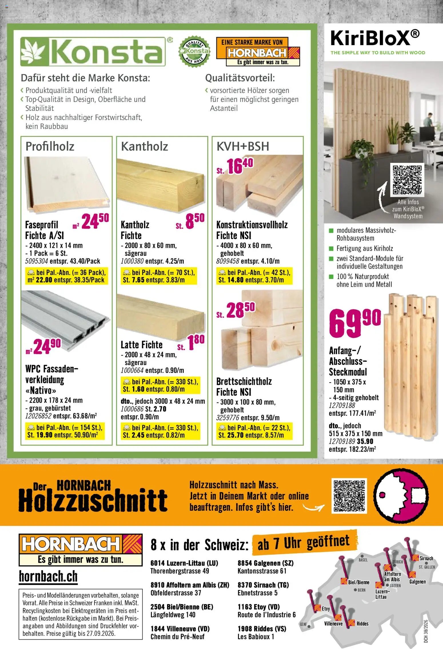 Hornbach aktionen